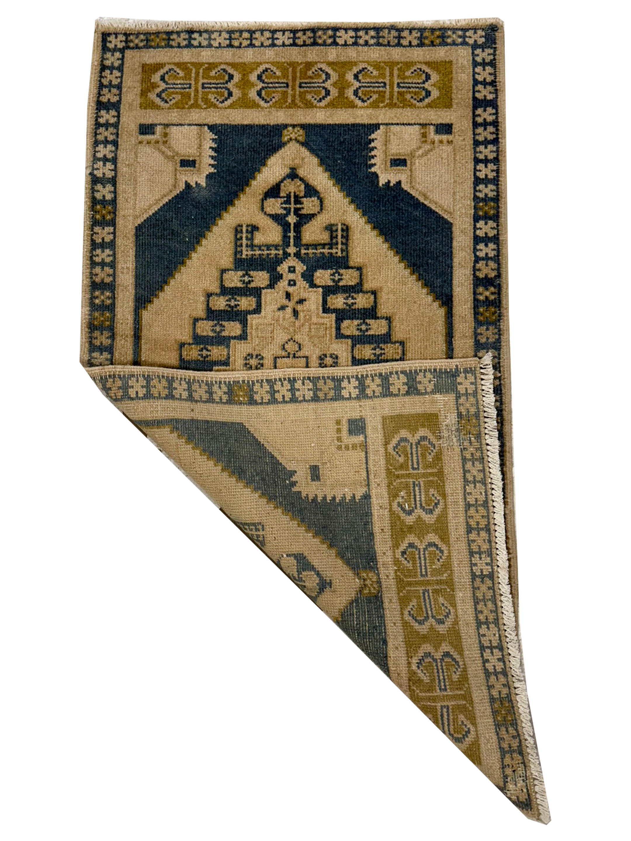 Anatolian Hand Knotted Beige 2x3 - Image 2 of 2