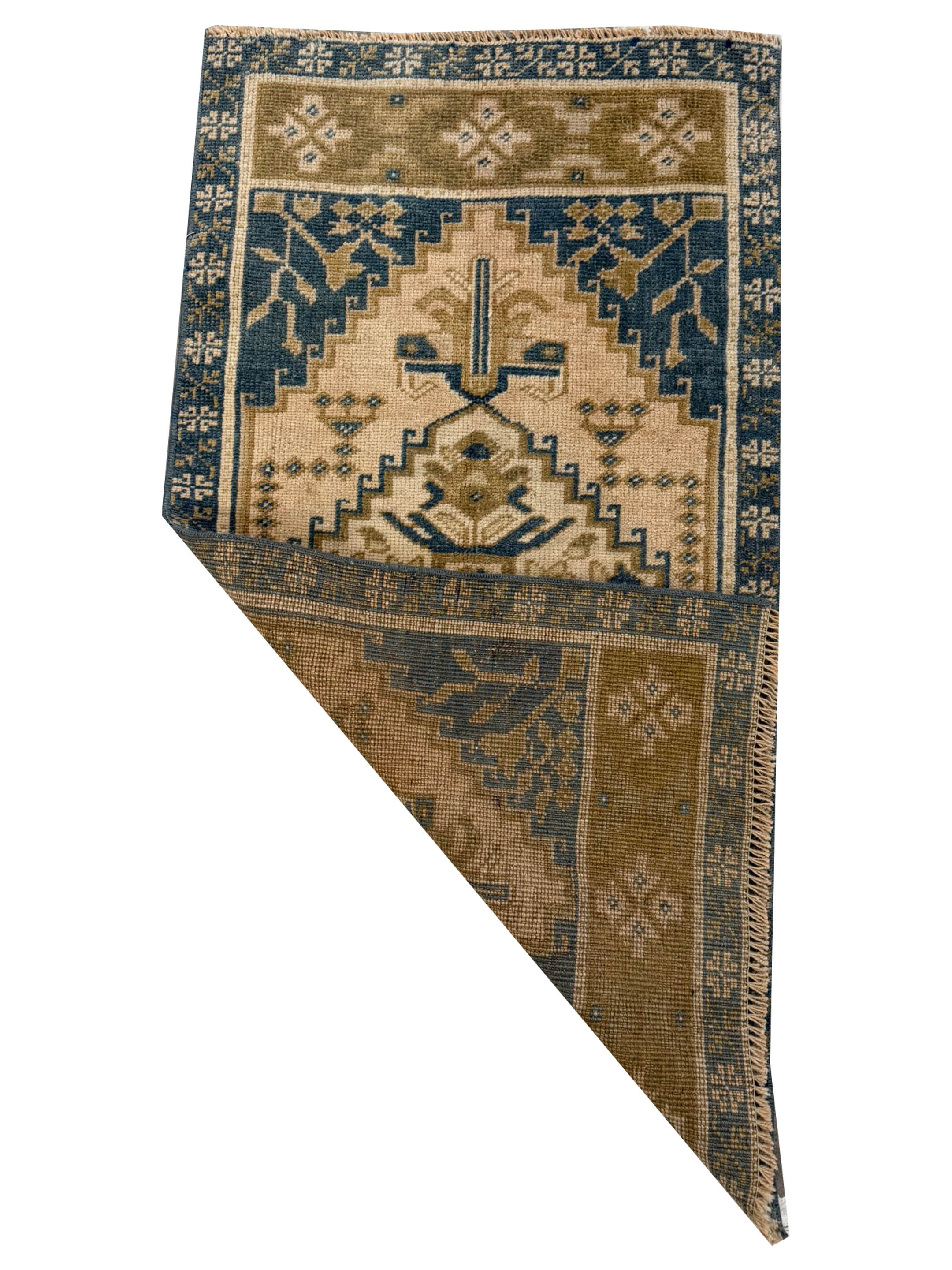 Anatolian Hand Knotted Teal 2x3 - Image 2 of 2