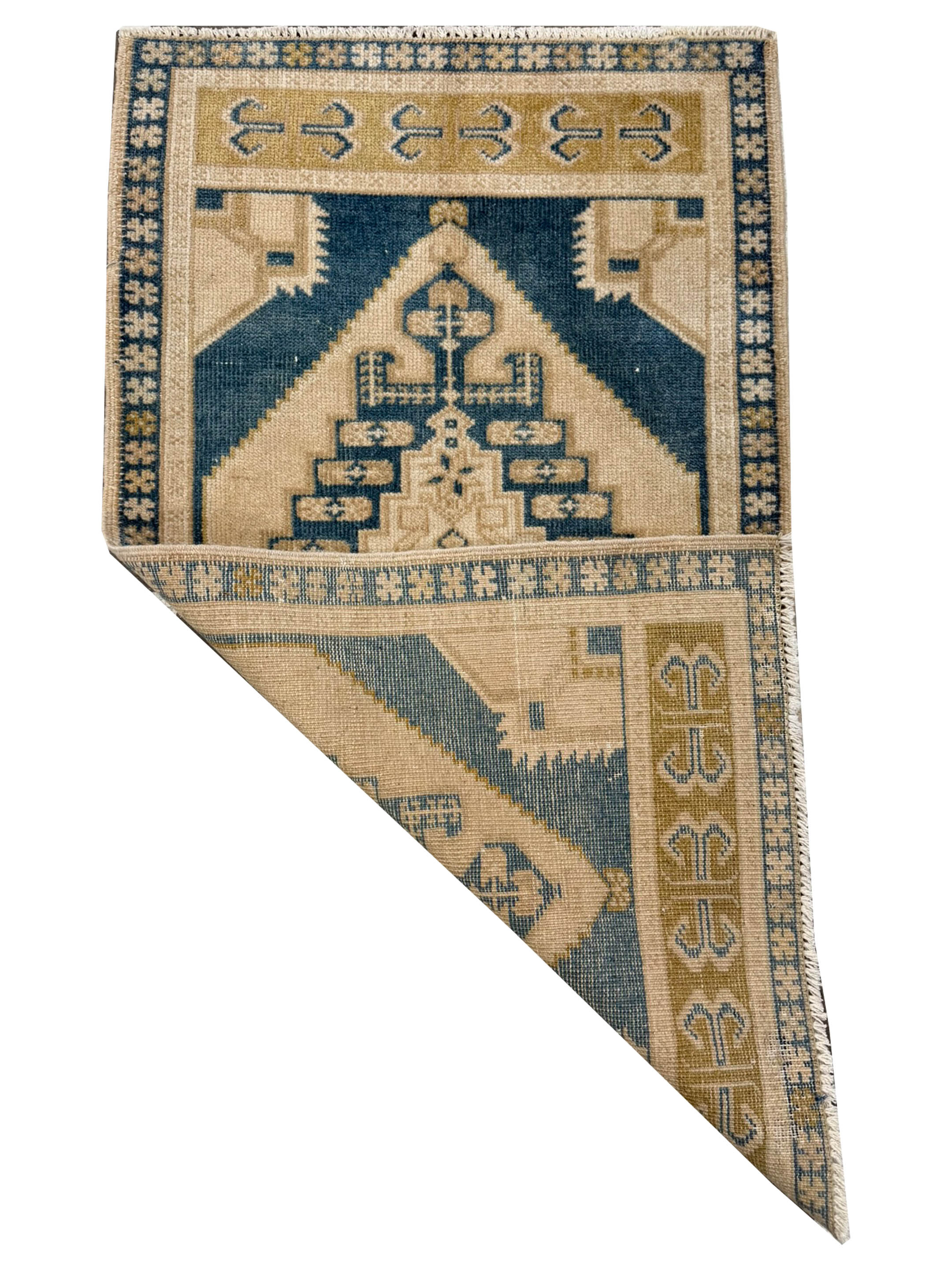 Anatolian Hand Knotted Beige 2x3 - Image 2 of 2