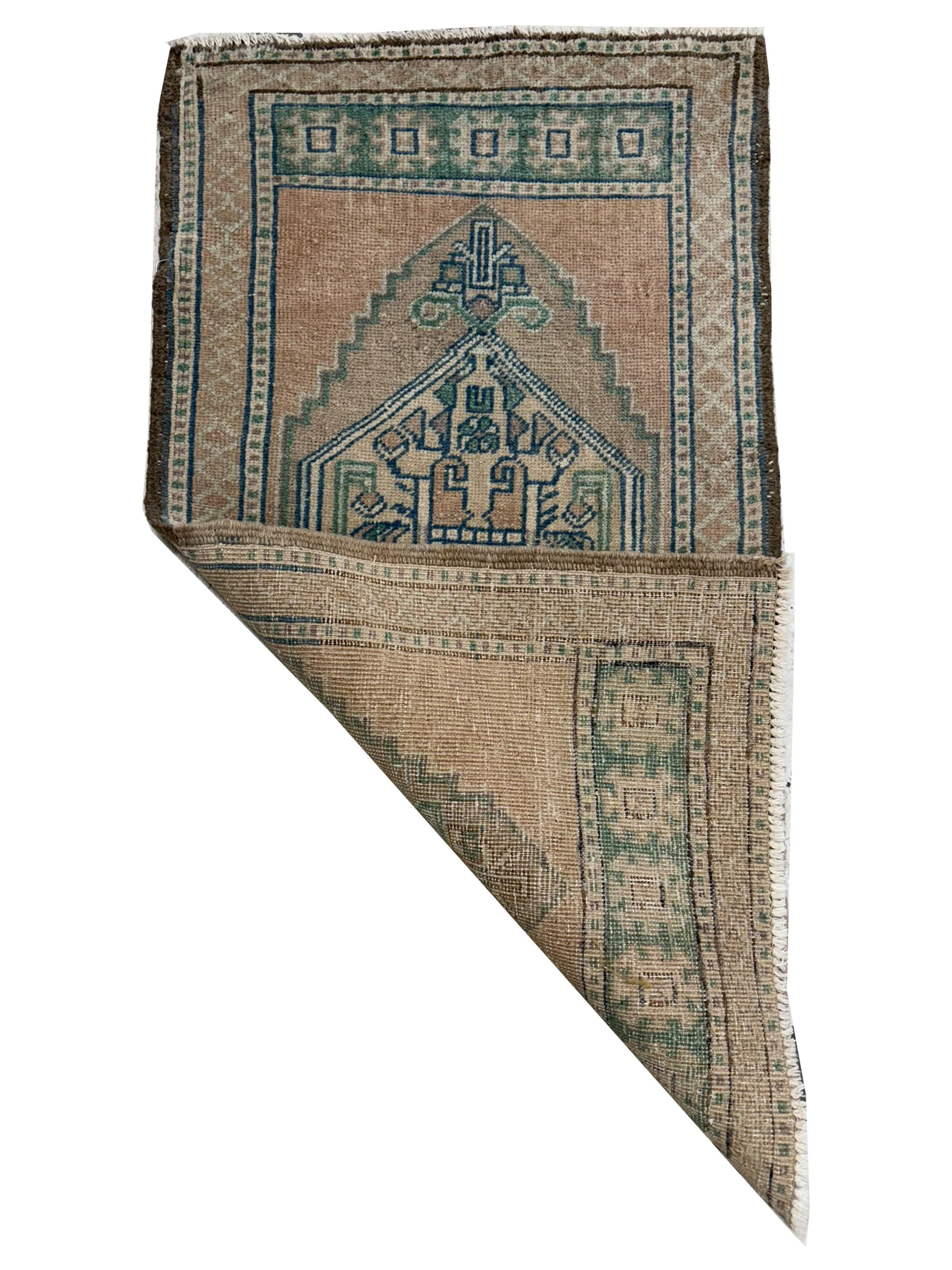 Anatolian Hand Knotted Teal 2x3 - Image 2 of 2