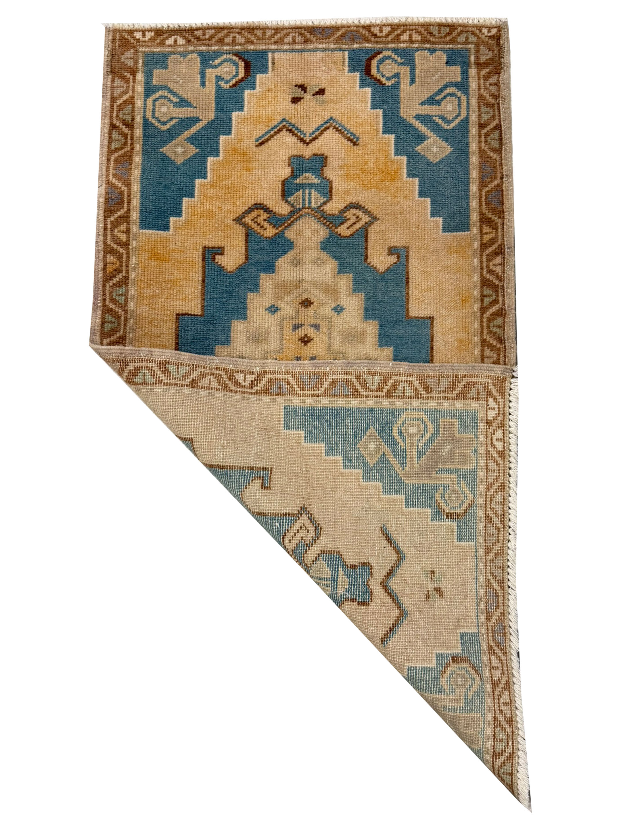 Anatolian Hand Knotted Gold 2x3 - Image 2 of 2