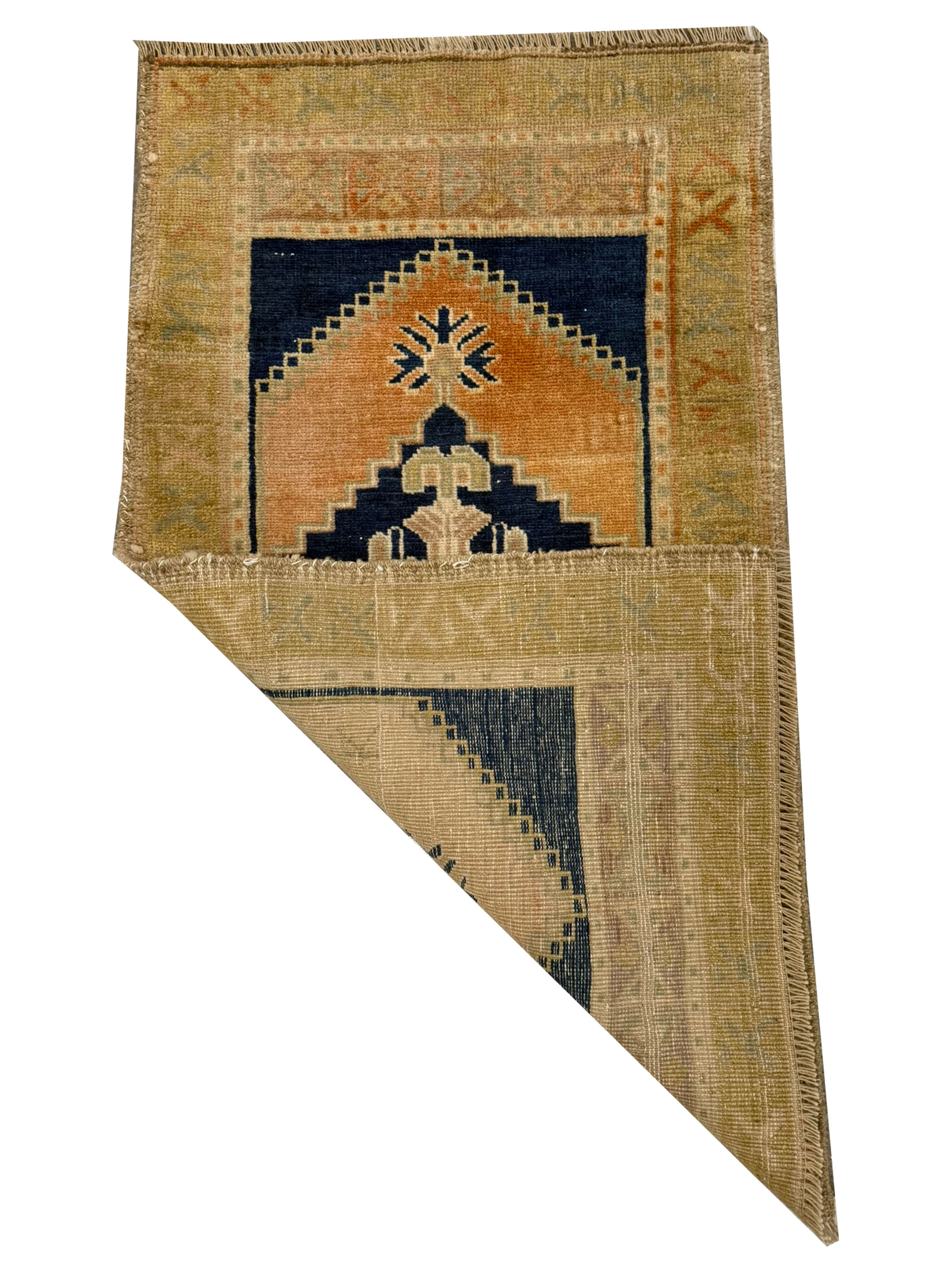 Anatolian Hand Knotted Gold 2x3 - Image 2 of 2