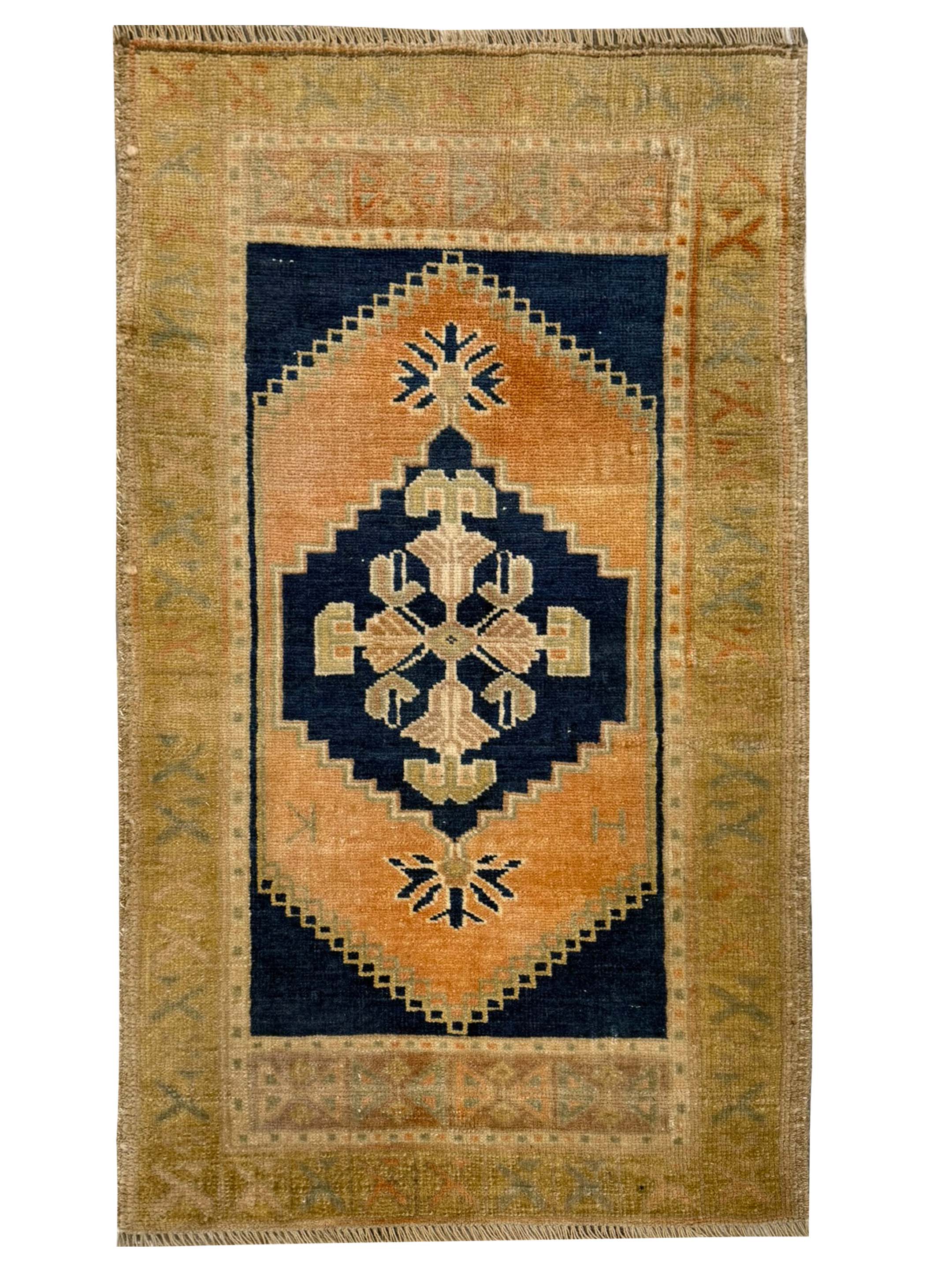 Anatolian Hand Knotted Gold 2x3