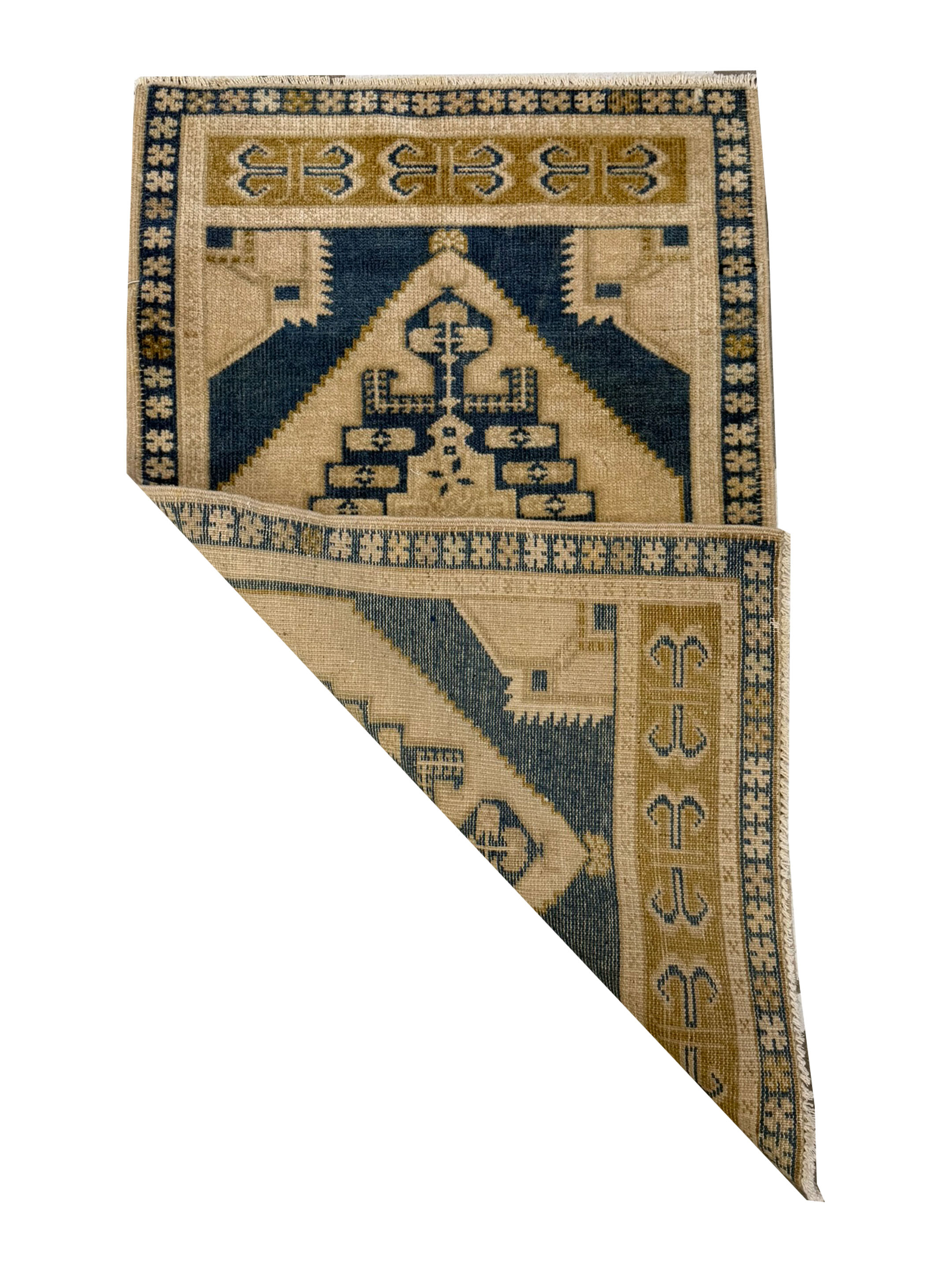 Anatolian Hand Knotted Beige 2x3 - Image 2 of 2