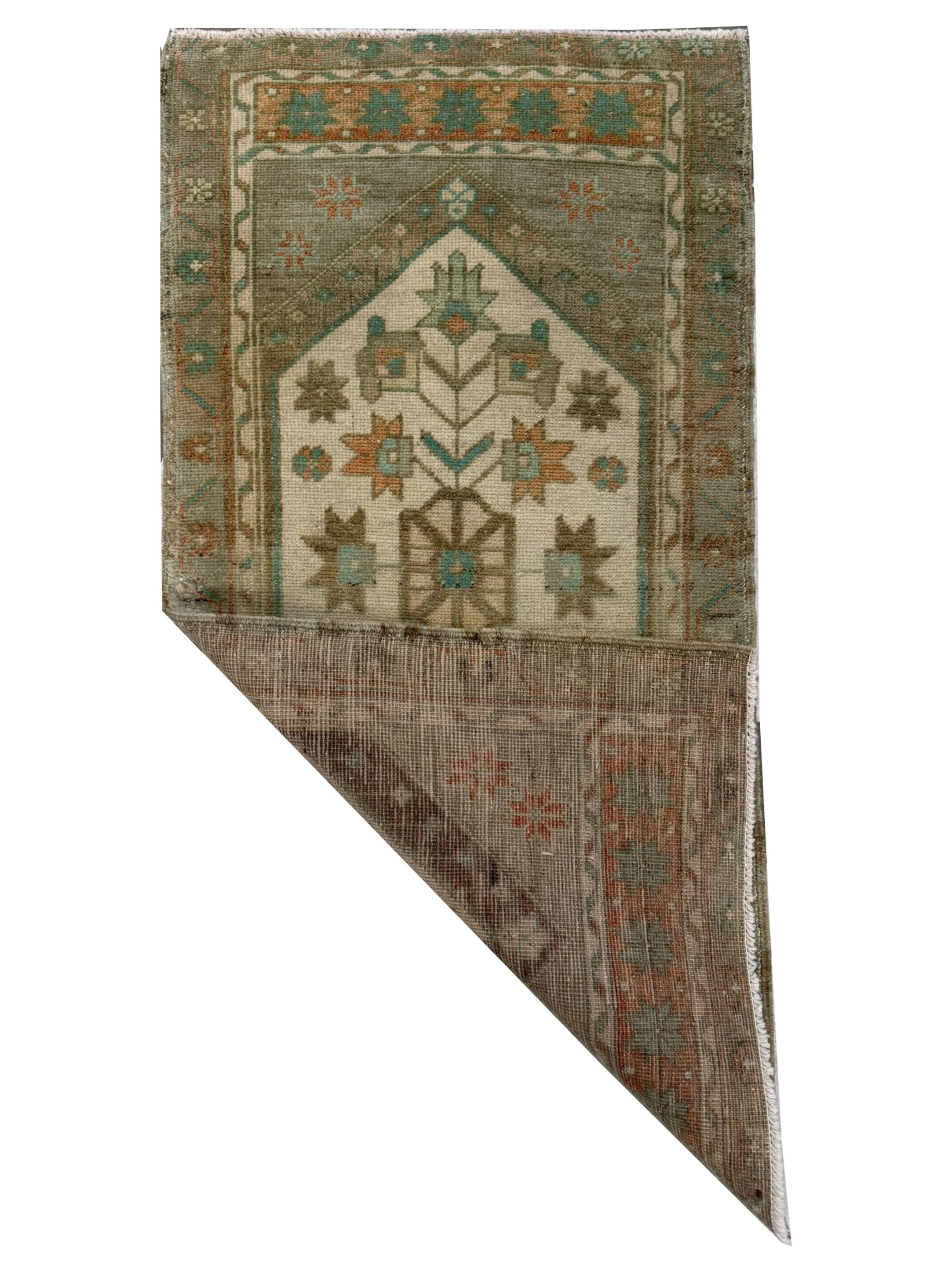 Anatolian Hand Knotted Beige 2x3 - Image 2 of 2