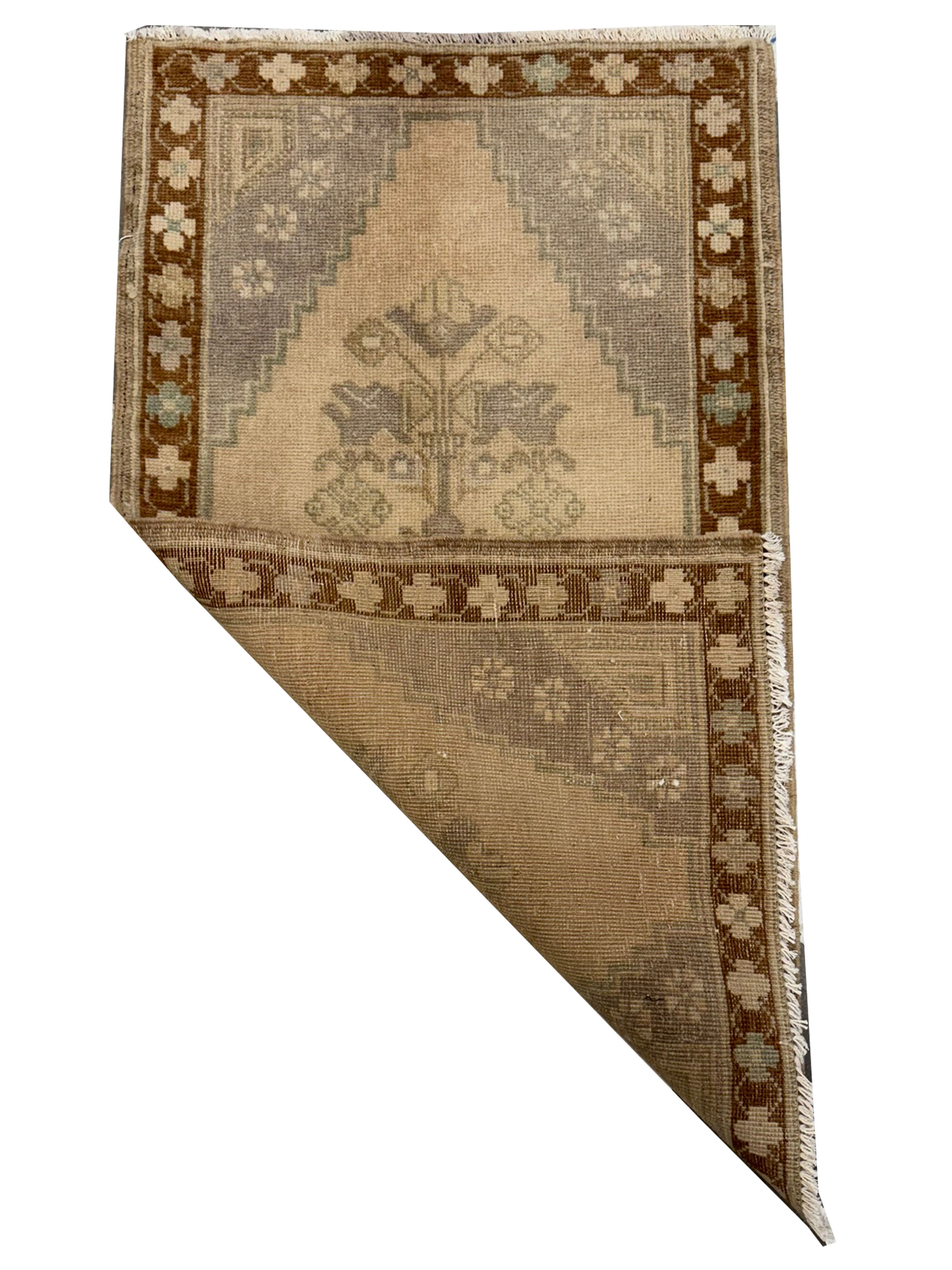 Anatolian Hand Knotted Beige 2x3 - Image 2 of 2