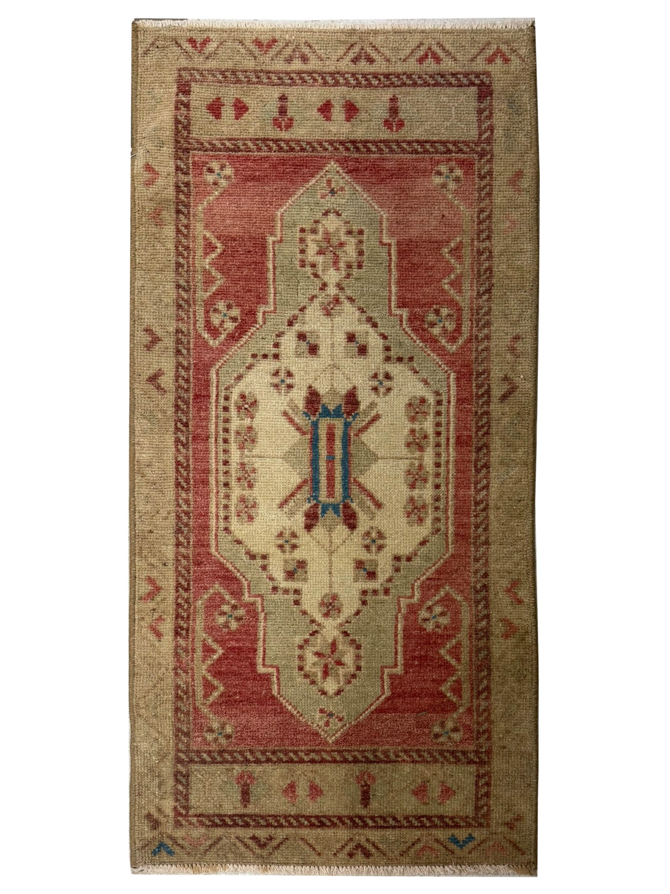 Anatolian Hand Knotted Lt.Green 2x3