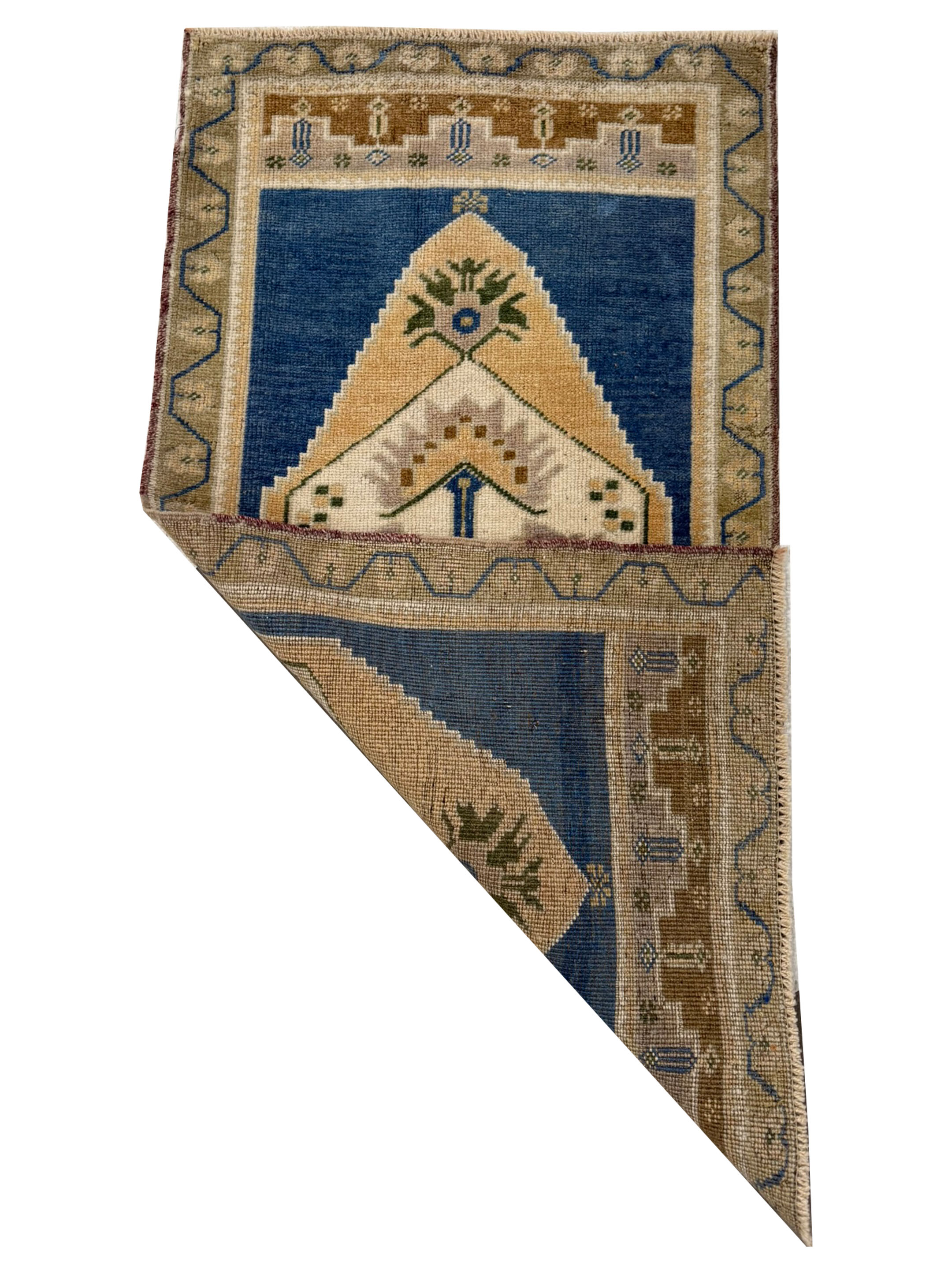Anatolian Hand Knotted Teal 2x3 - Image 2 of 2