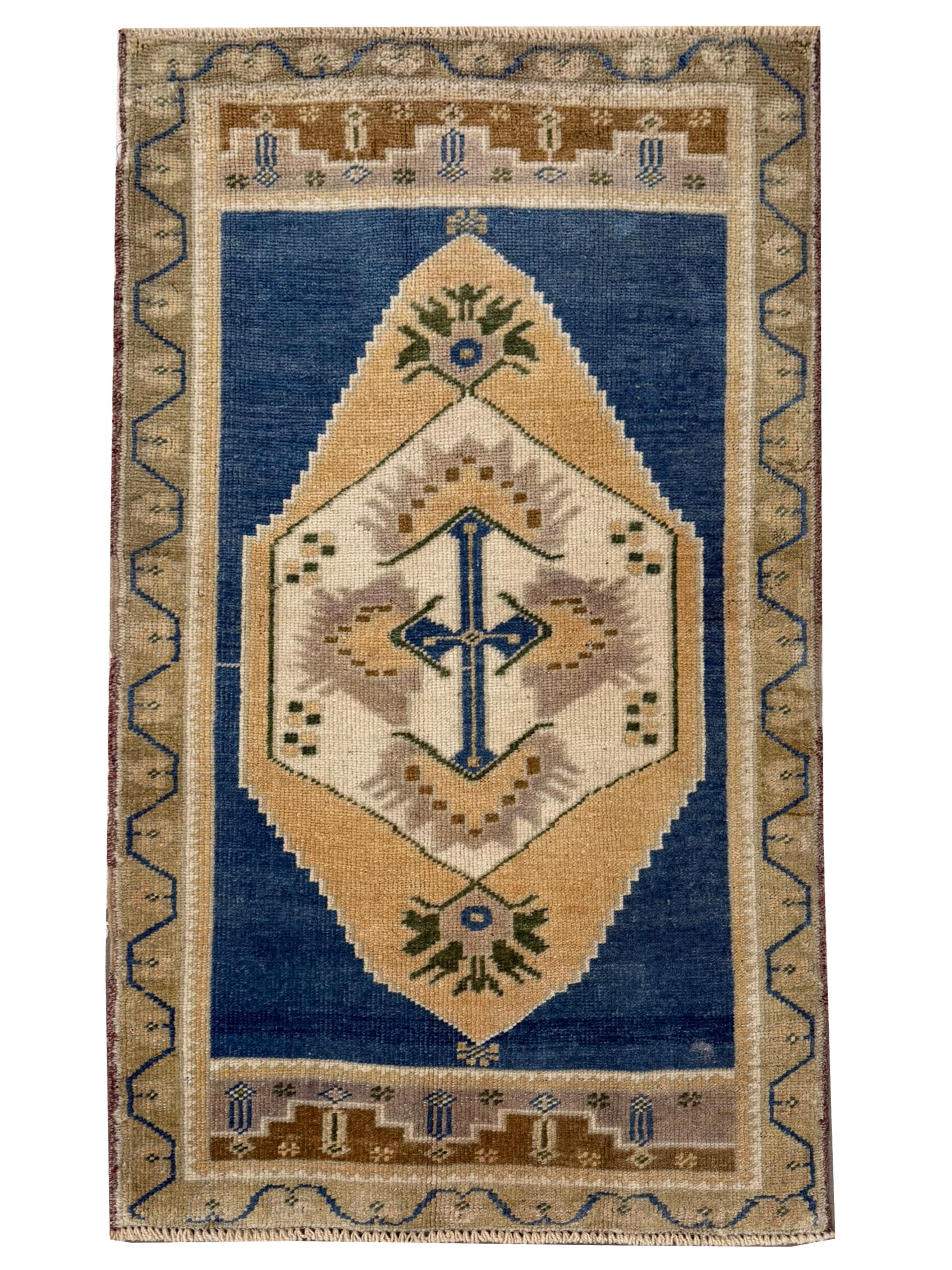 Anatolian Hand Knotted Teal 2x3