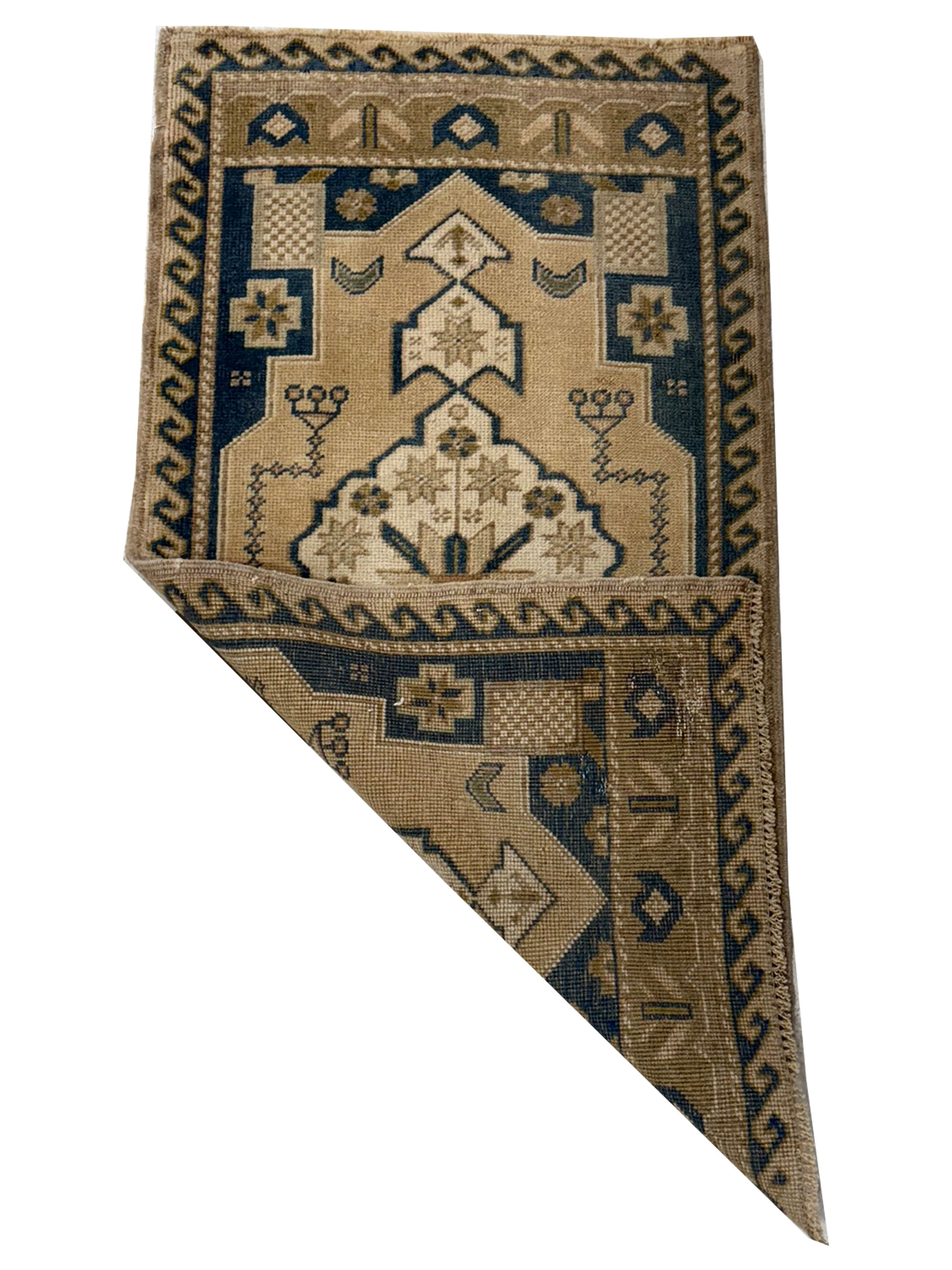 Anatolian Hand Knotted Beige 2x3 - Image 2 of 2