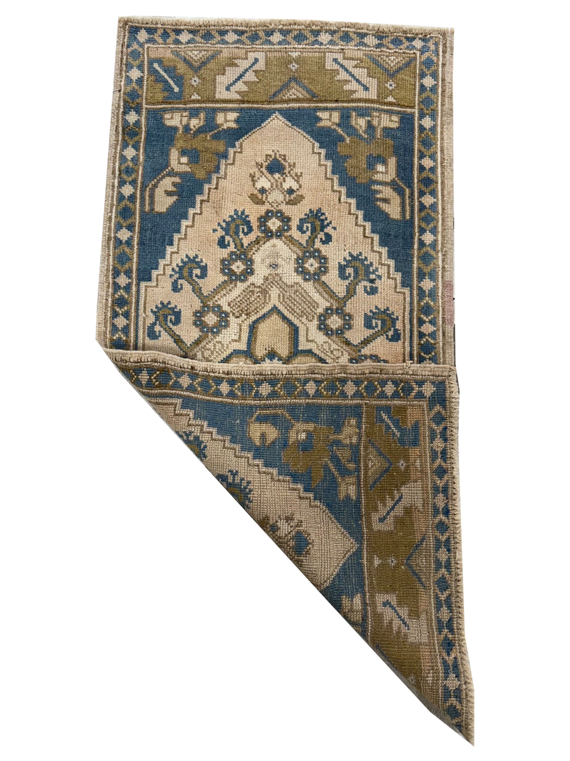 Anatolian Hand Knotted Teal 2x3 - Image 2 of 2