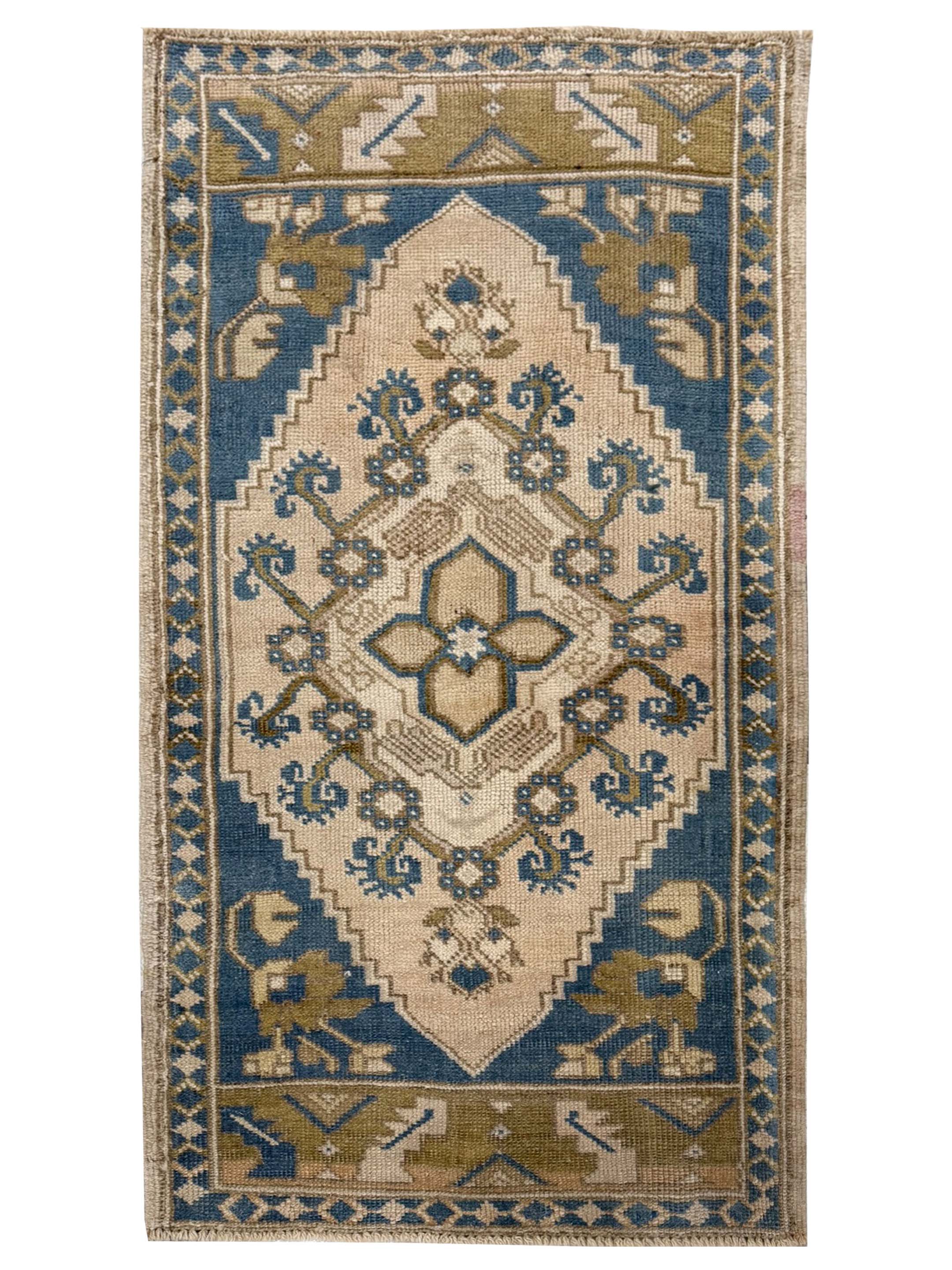 Anatolian Hand Knotted Teal 2x3