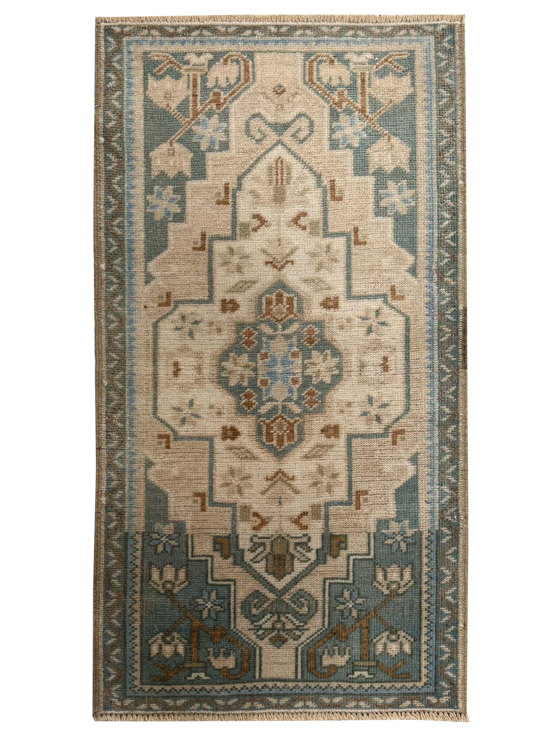 Anatolian Hand Knotted Teal 2x3