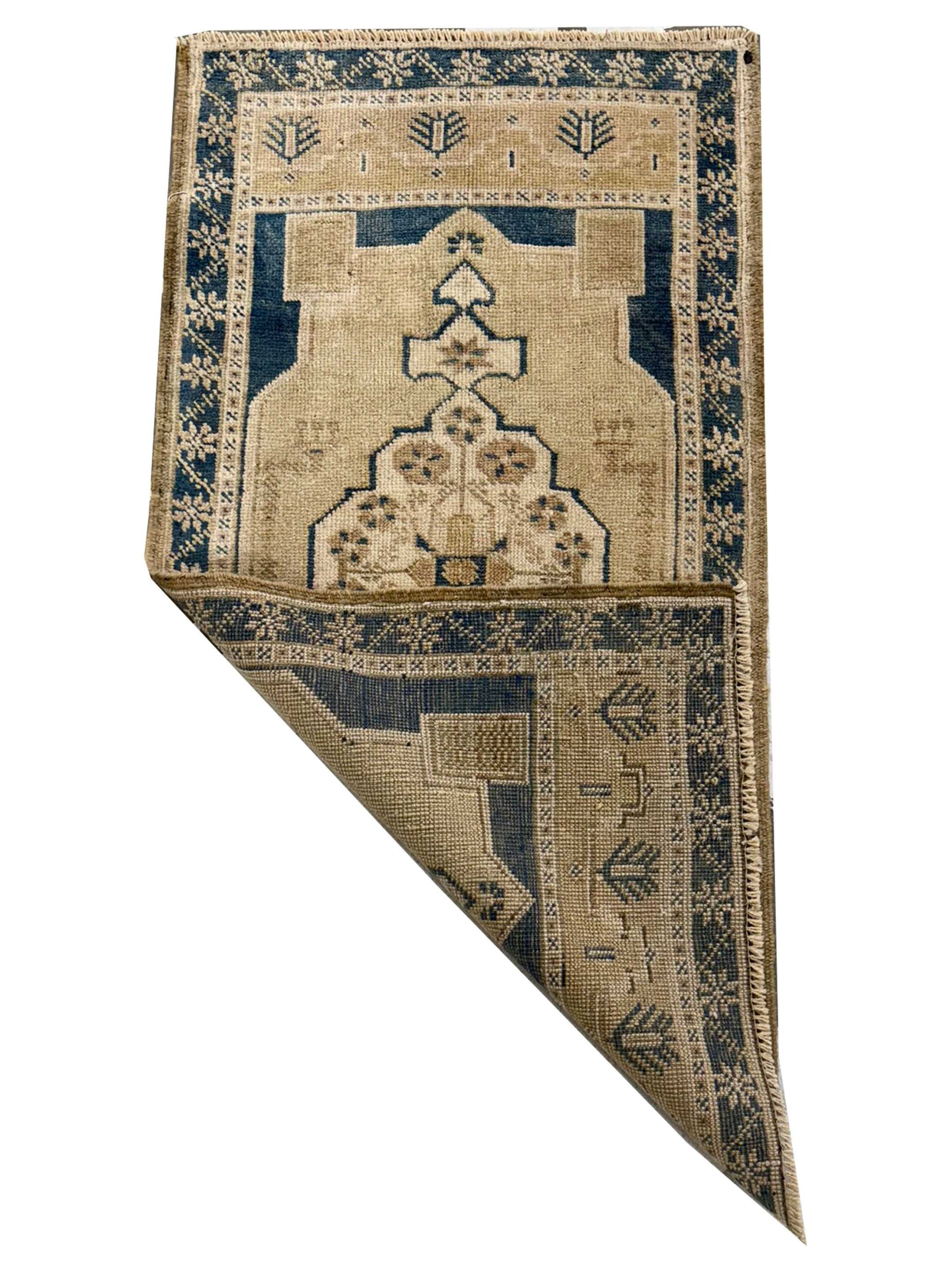 Anatolian Hand Knotted Teal 2x3 - Image 2 of 2