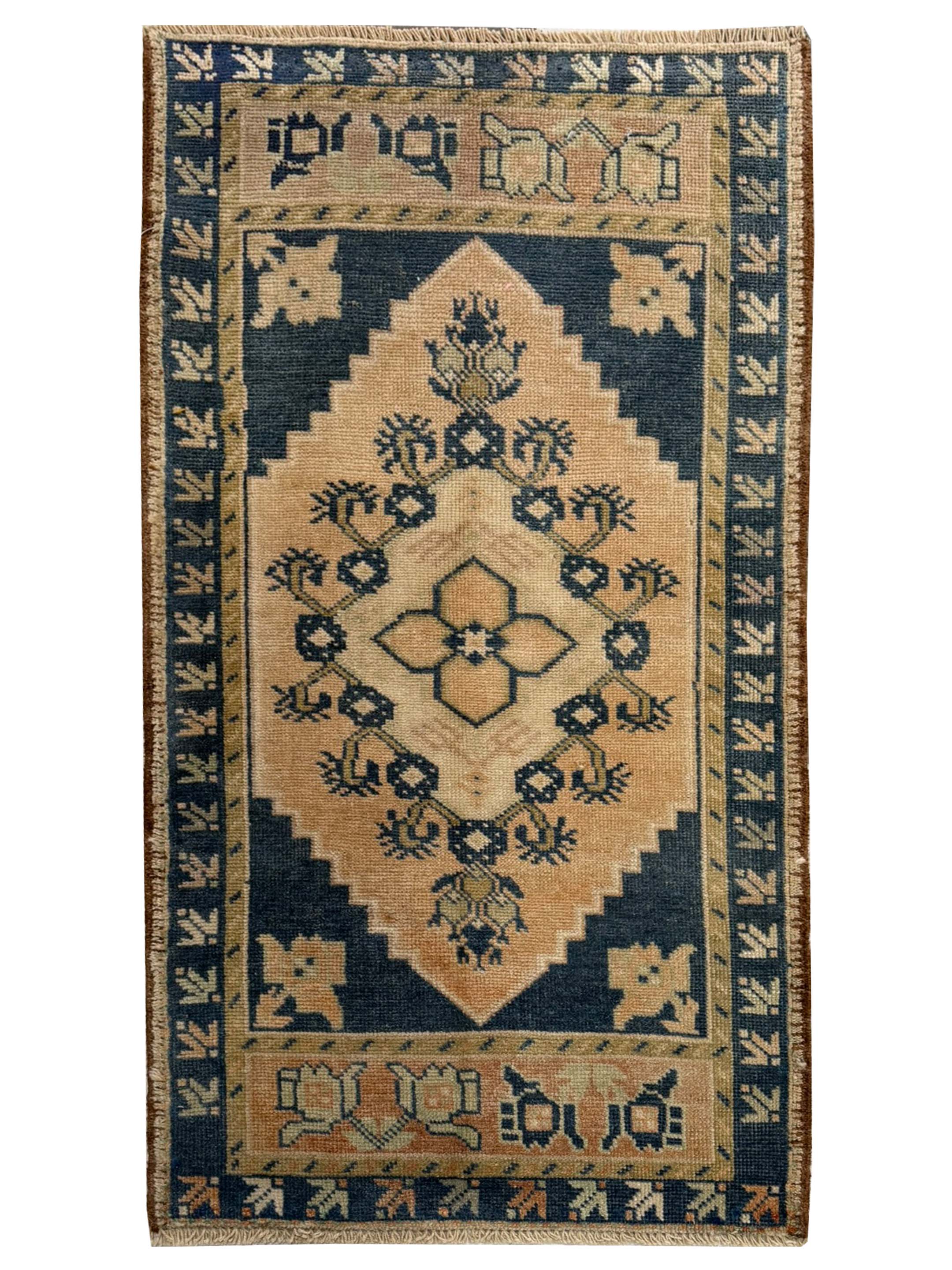 Anatolian Hand Knotted Teal 2x3