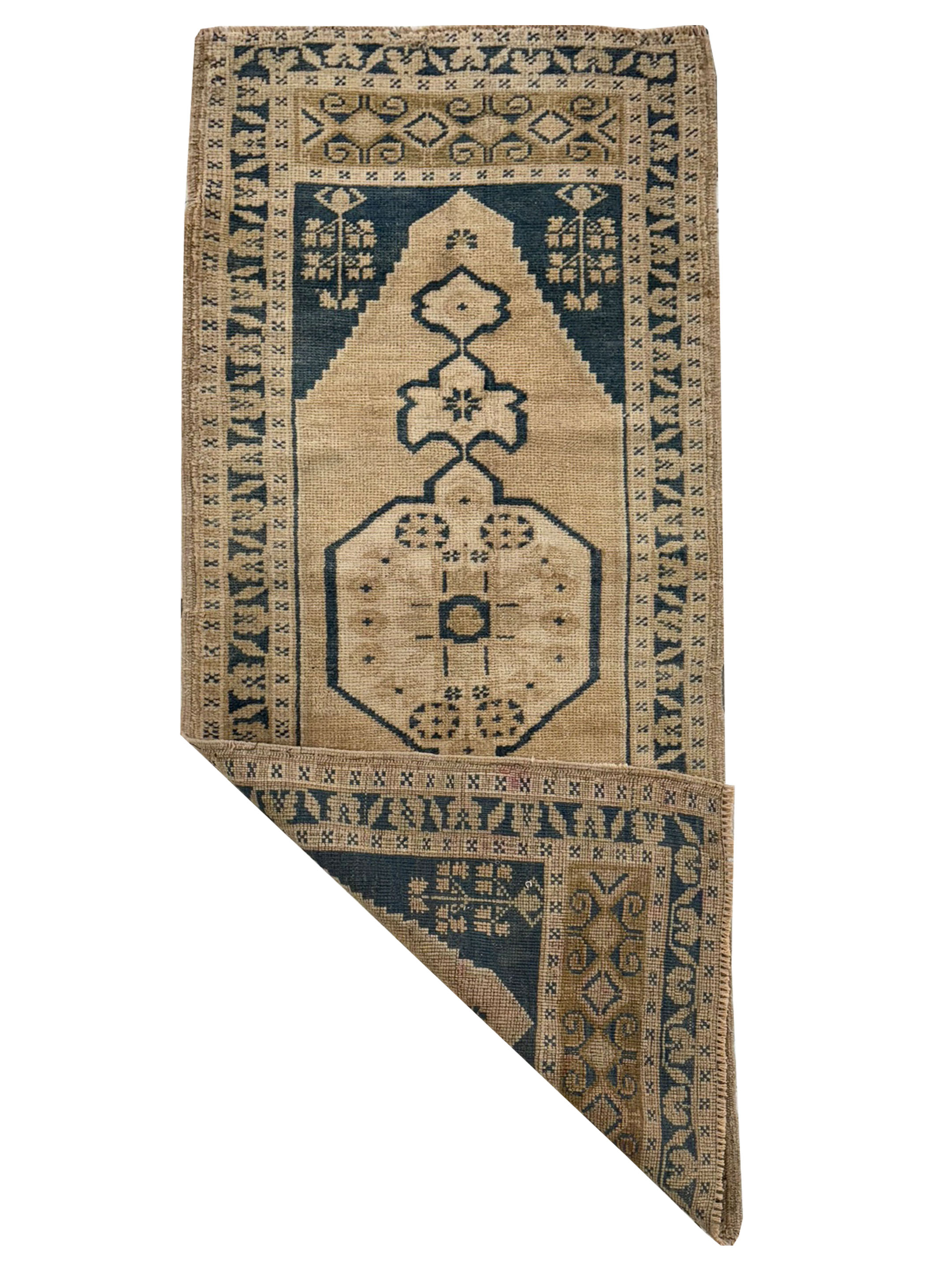 Anatolian Hand Knotted Teal 2x3 - Image 2 of 2