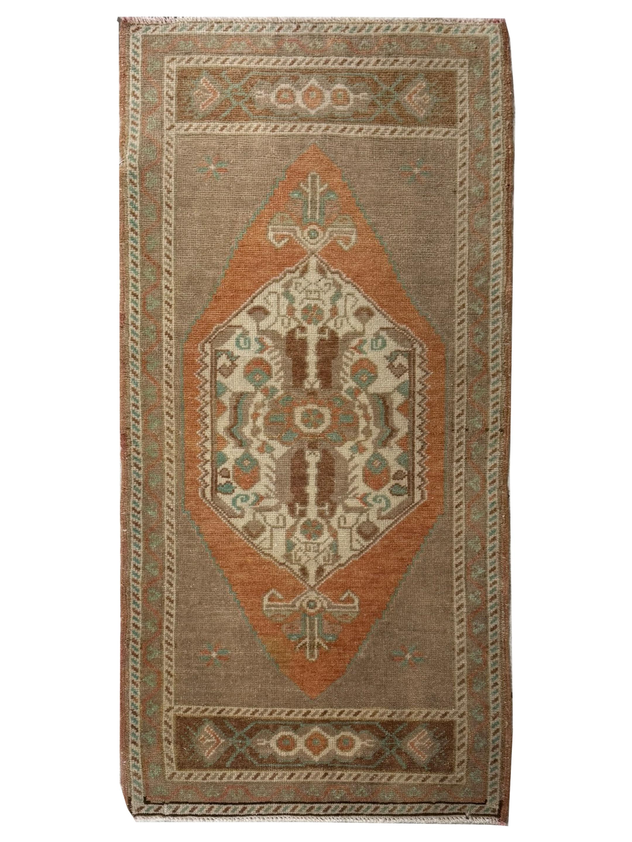 Anatolian Hand Knotted Orange 2x3