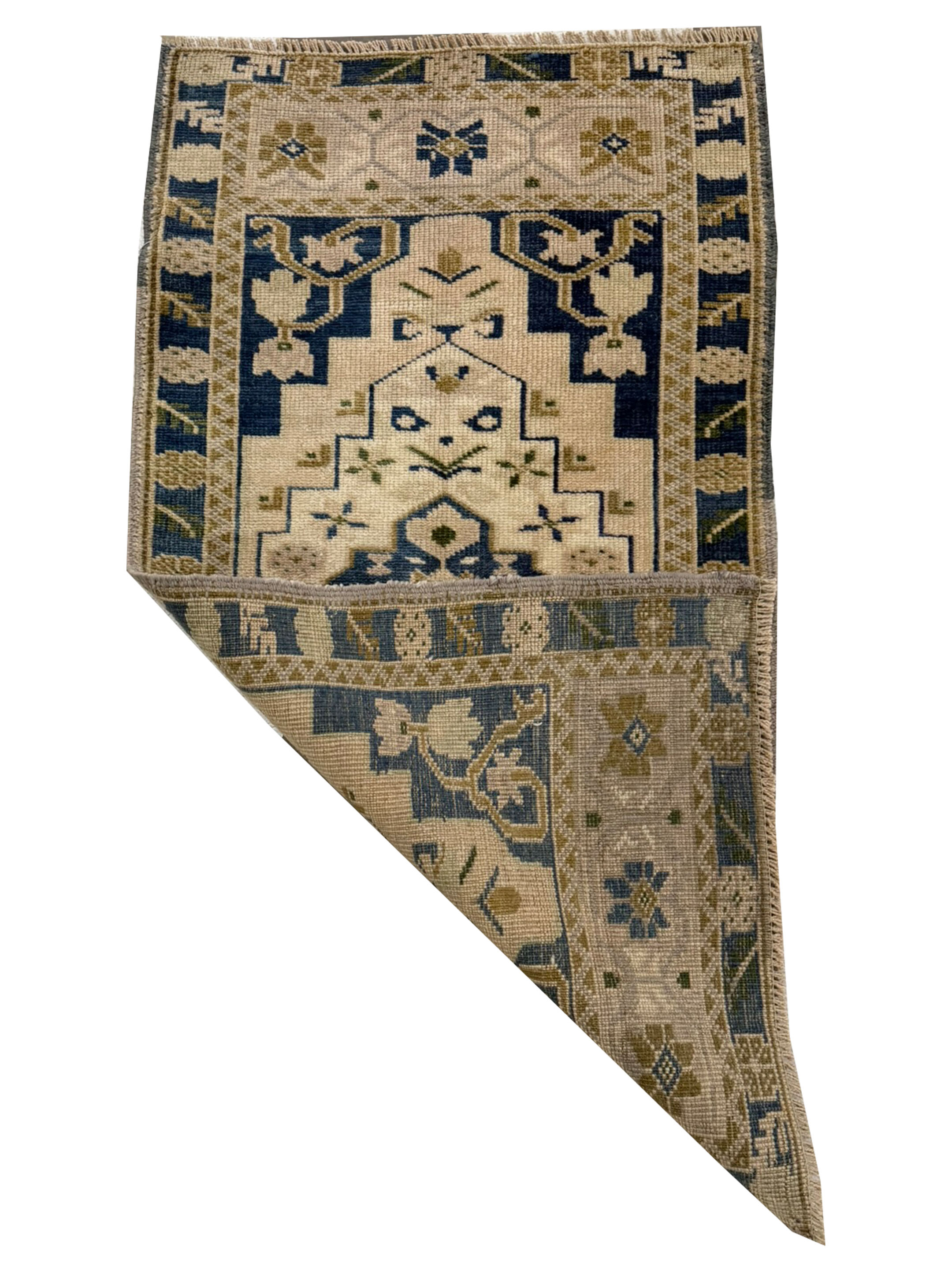 Anatolian Hand Knotted Beige 2x3 - Image 2 of 2
