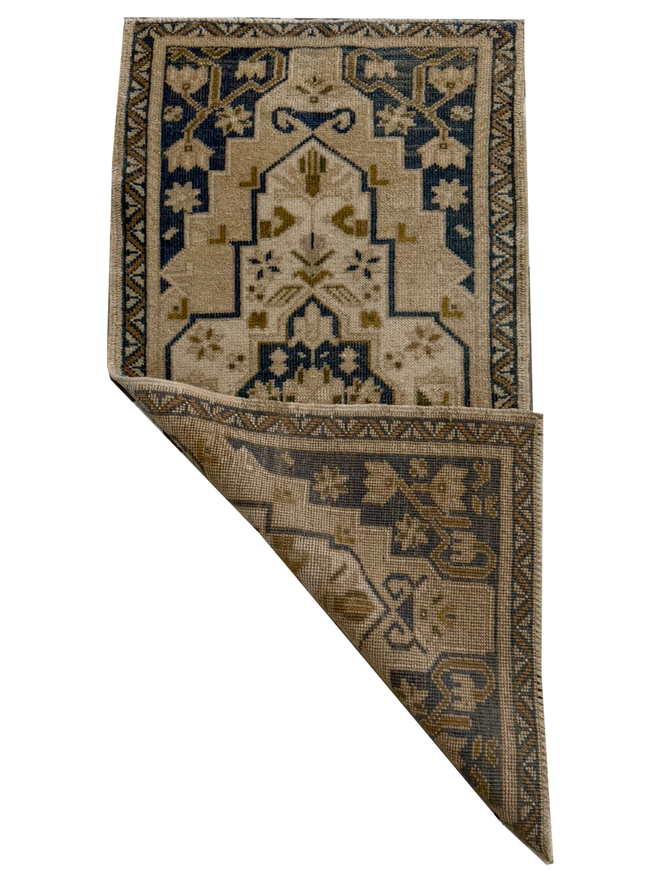 Anatolian Hand Knotted Teal 2x3 - Image 2 of 2