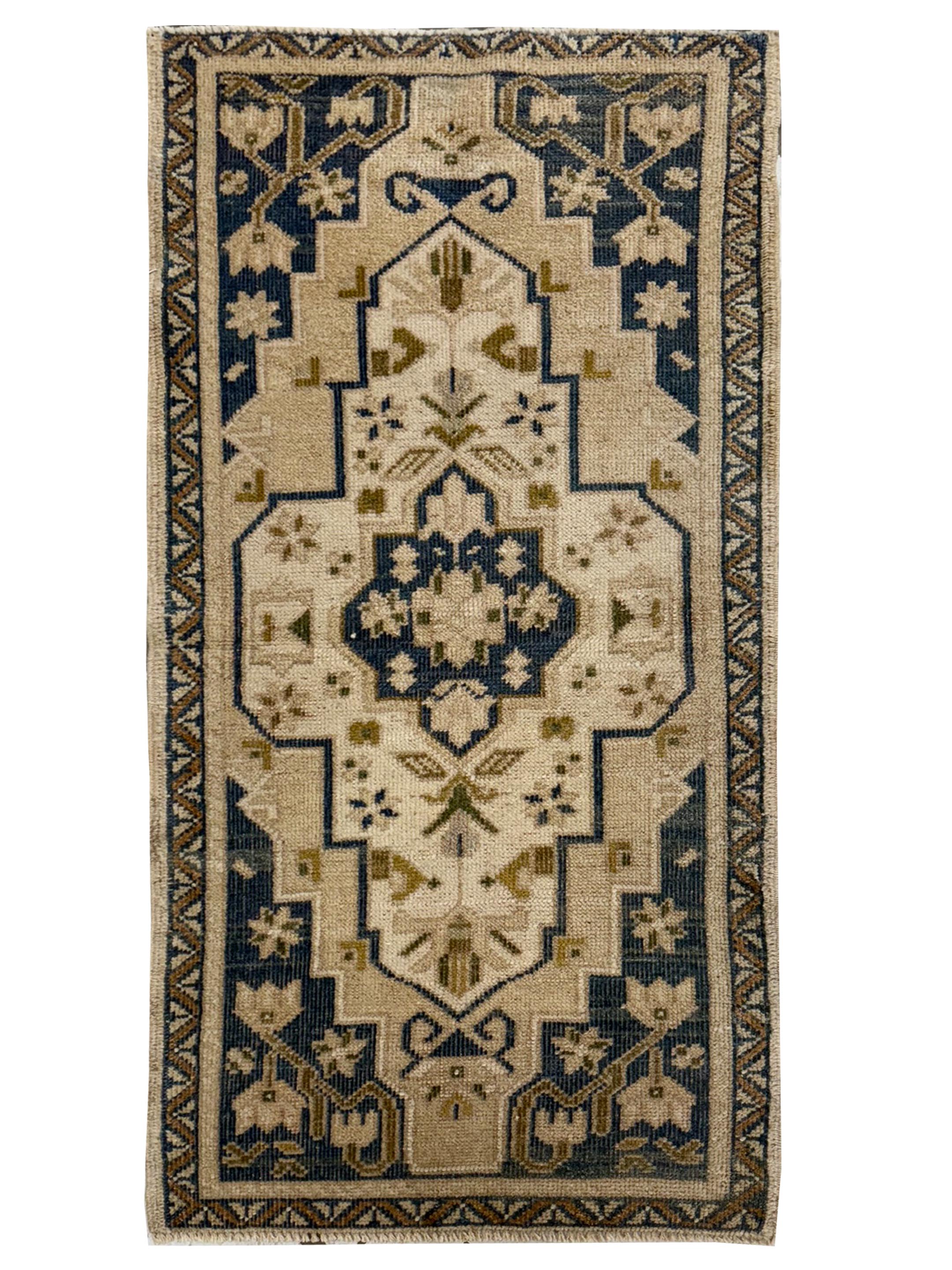 Anatolian Hand Knotted Teal 2x3