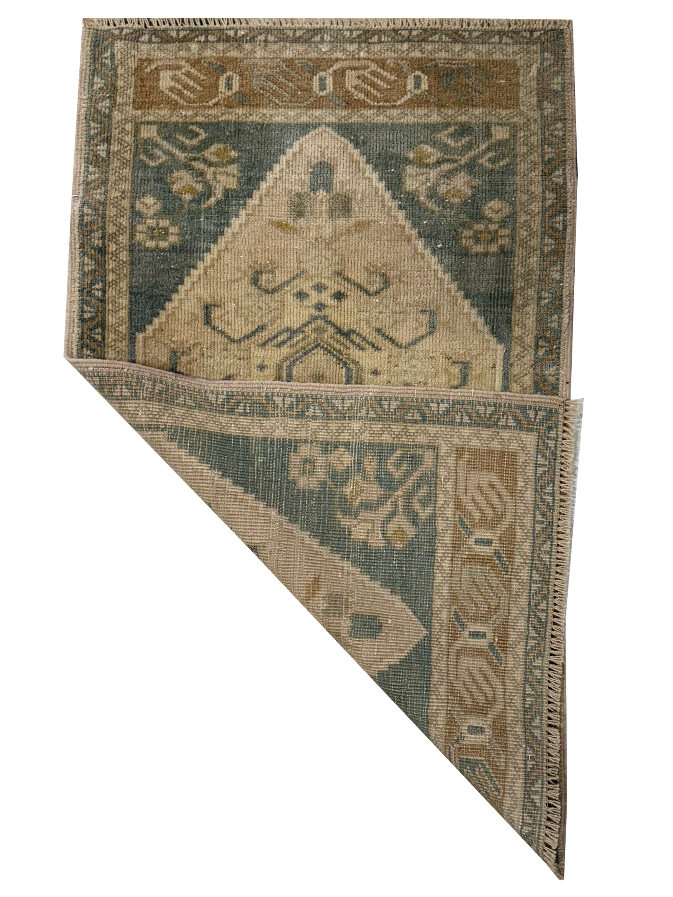 Anatolian Hand Knotted Beige 2x3 - Image 2 of 2