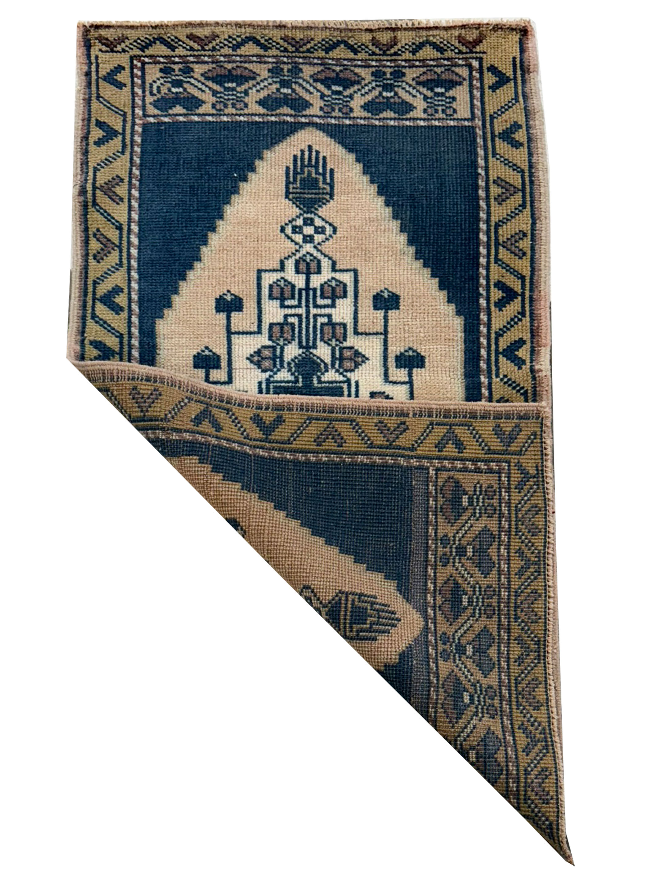 Anatolian Hand Knotted Teal 2x3 - Image 2 of 2