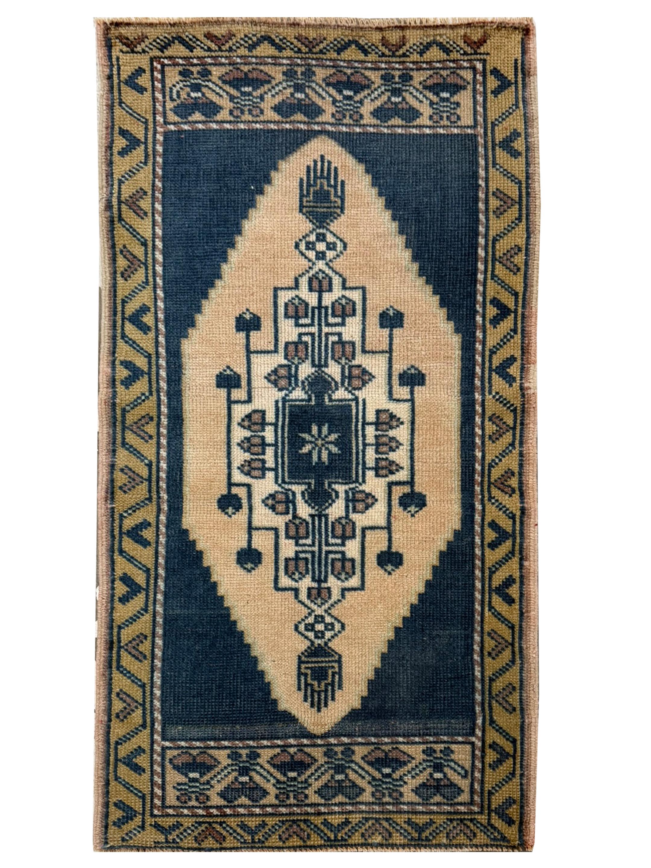 Anatolian Hand Knotted Teal 2x3