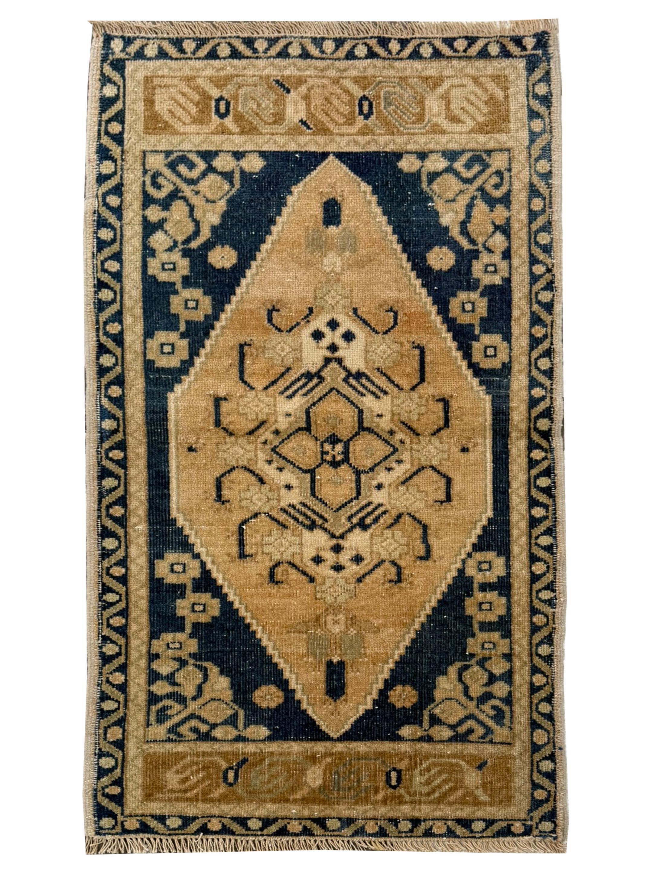 Anatolian Hand Knotted Teal 2x3