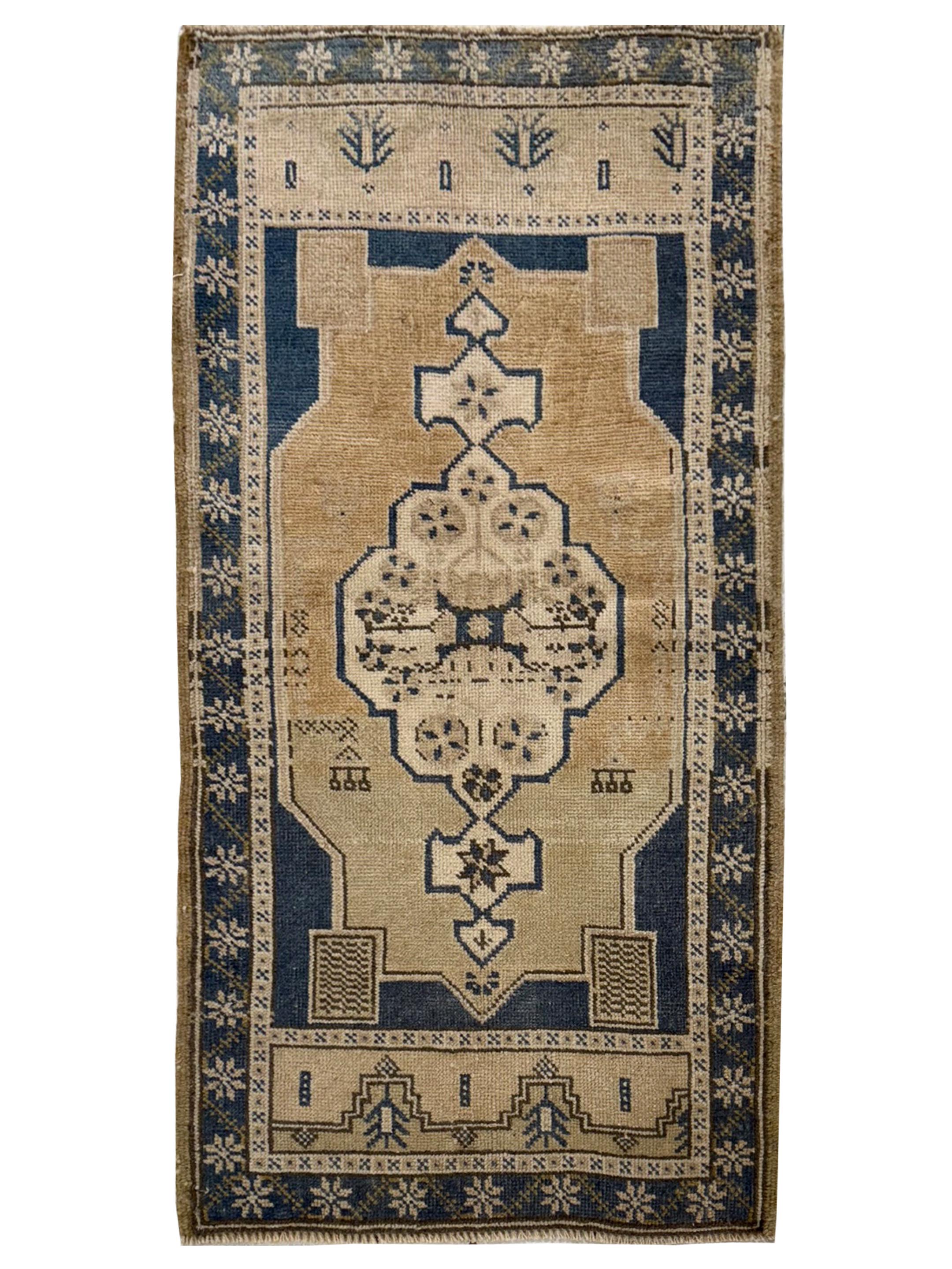 Anatolian Hand Knotted Blue 2x3