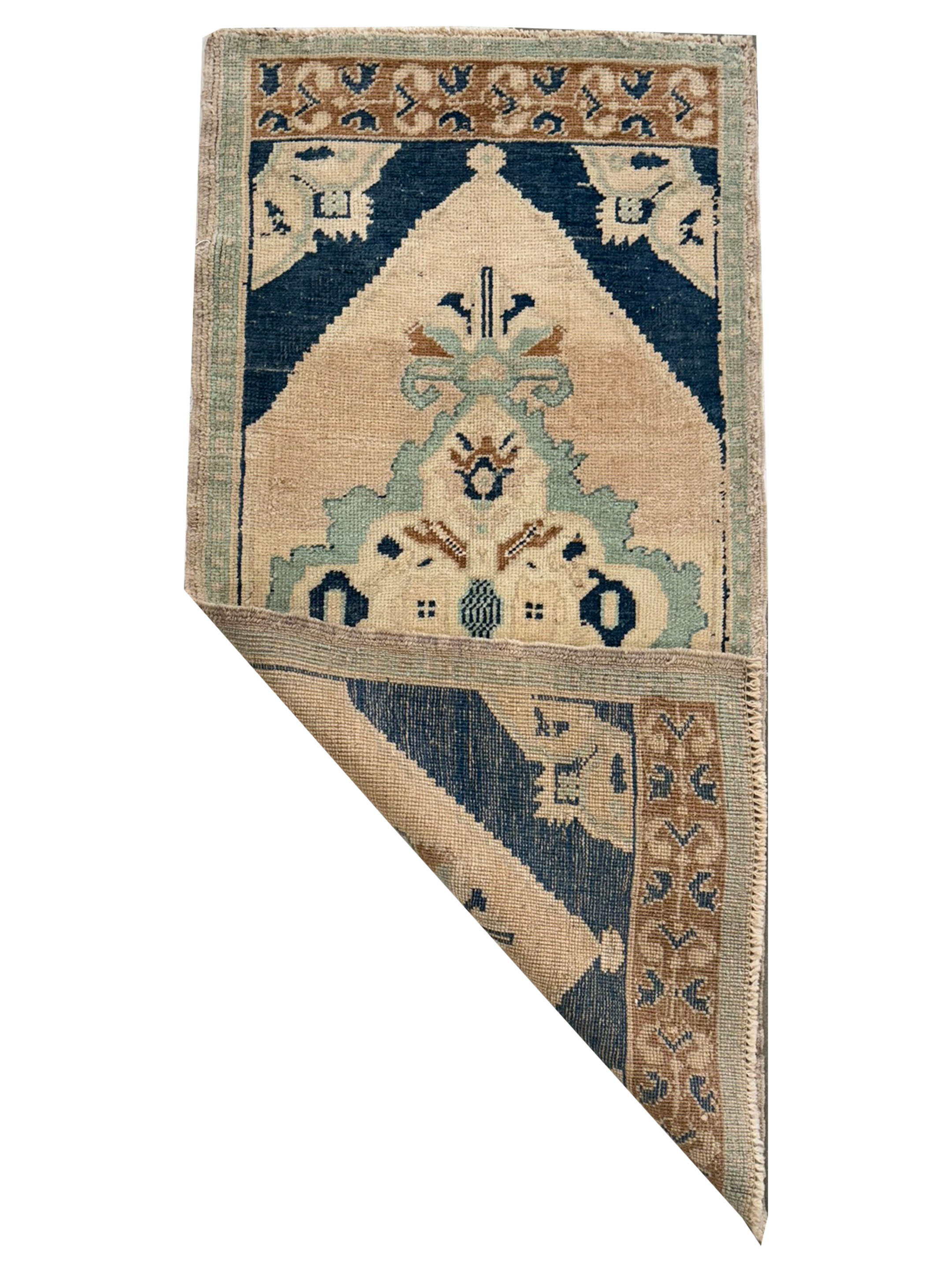 Anatolian Hand Knotted Blue 2x3 - Image 2 of 2