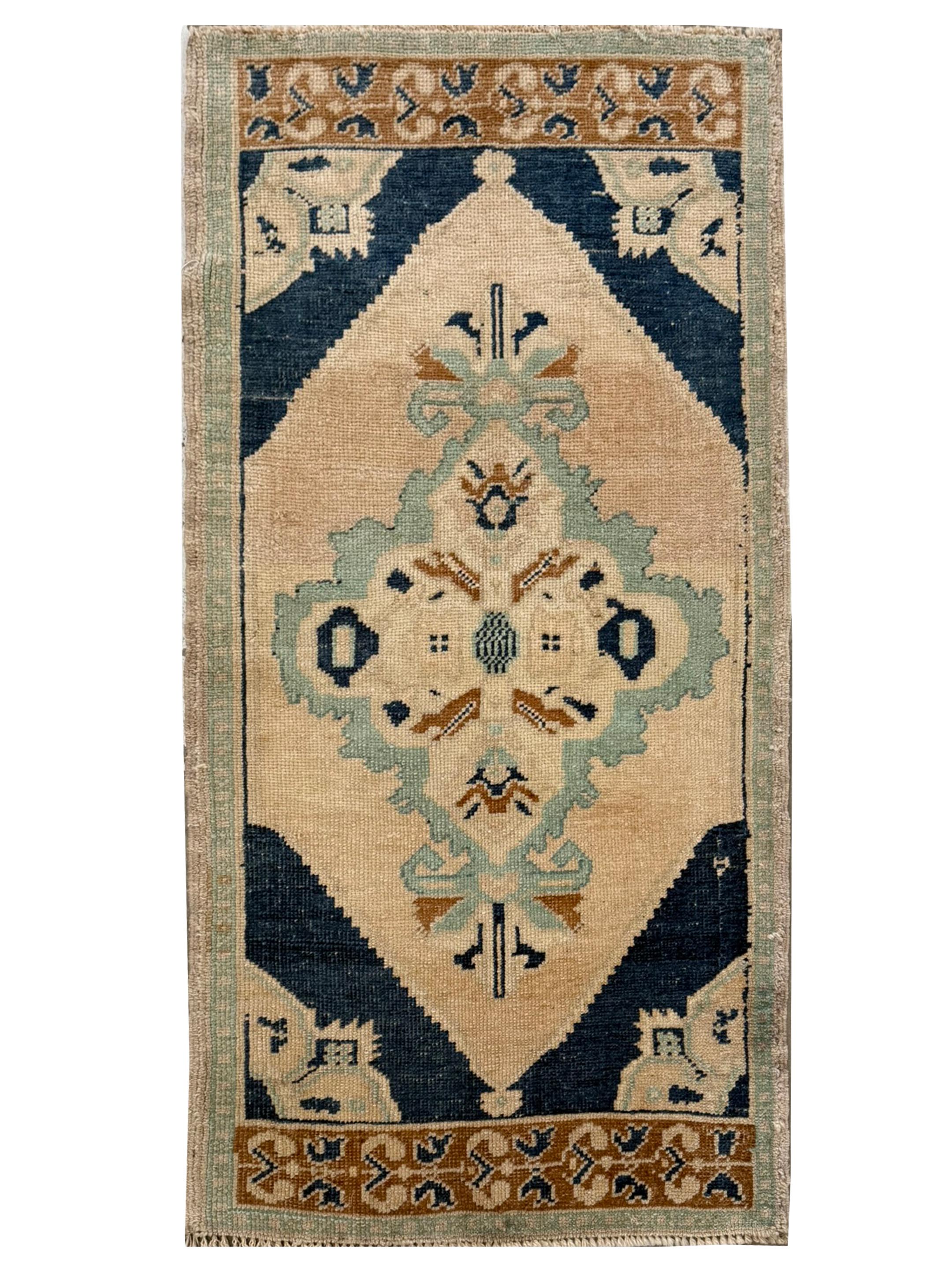 Anatolian Hand Knotted Blue 2x3