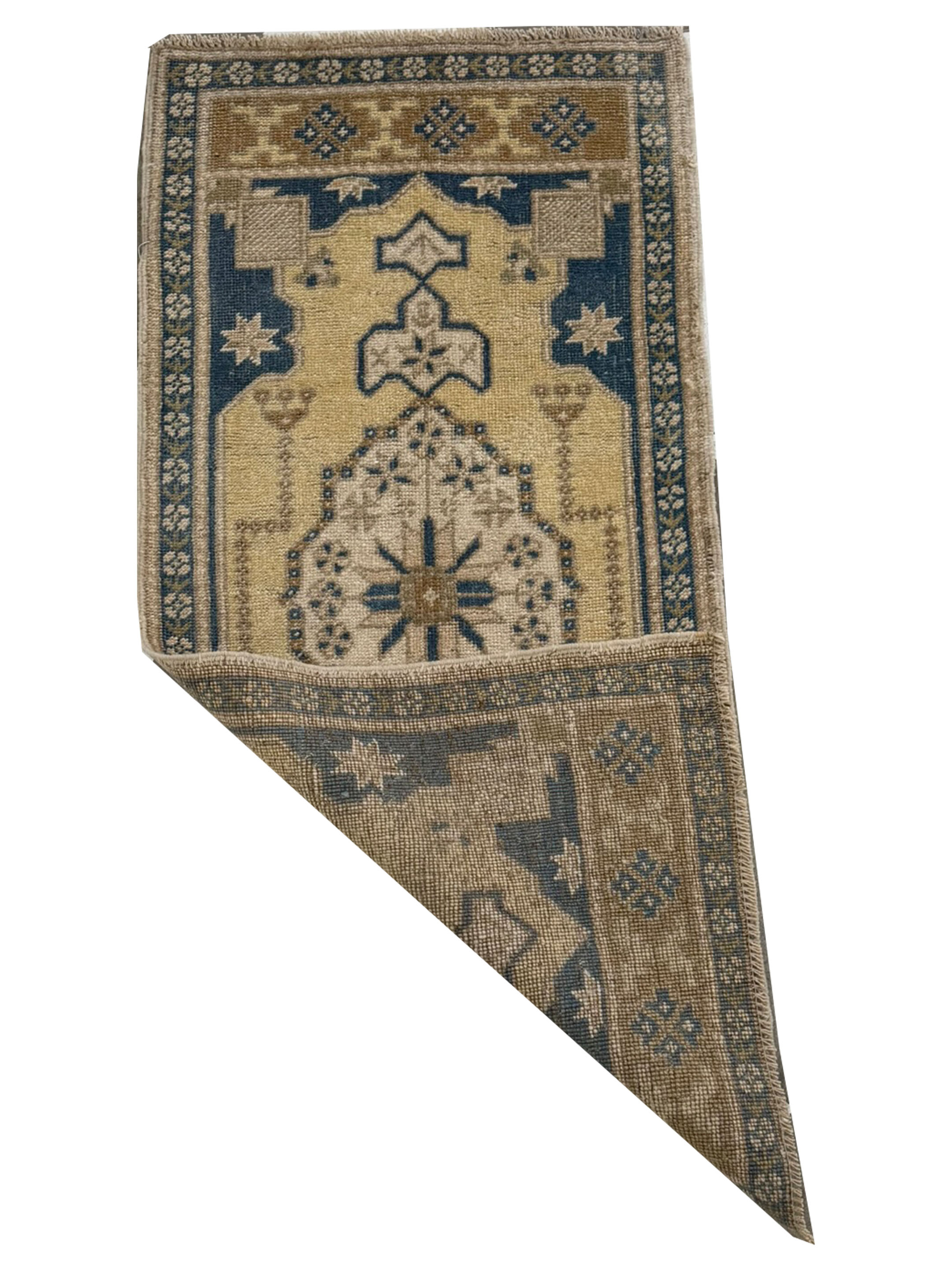 Anatolian Hand Knotted Cream 2x3 - Image 2 of 2