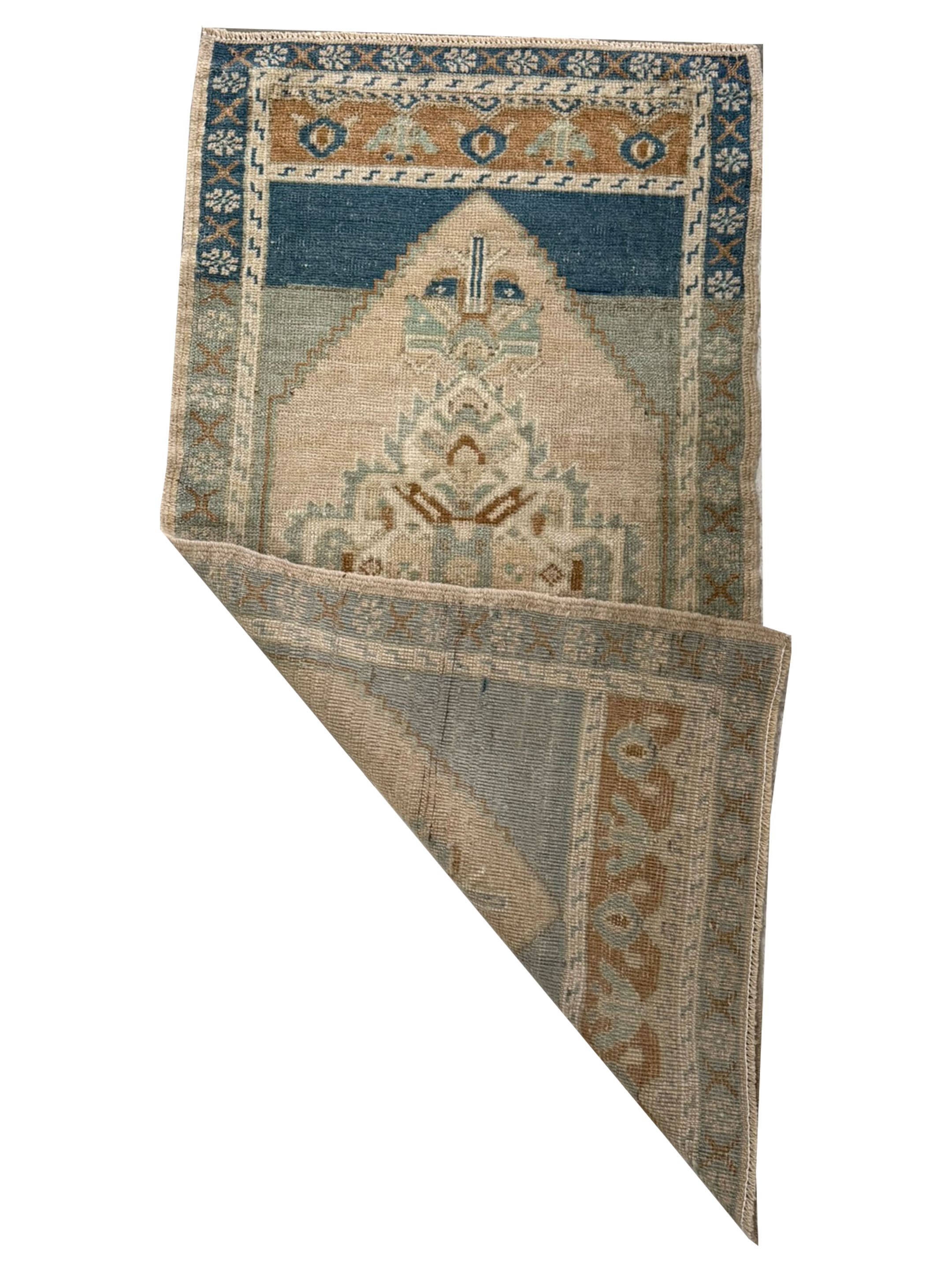 Anatolian Hand Knotted Teal 2x3 - Image 2 of 2
