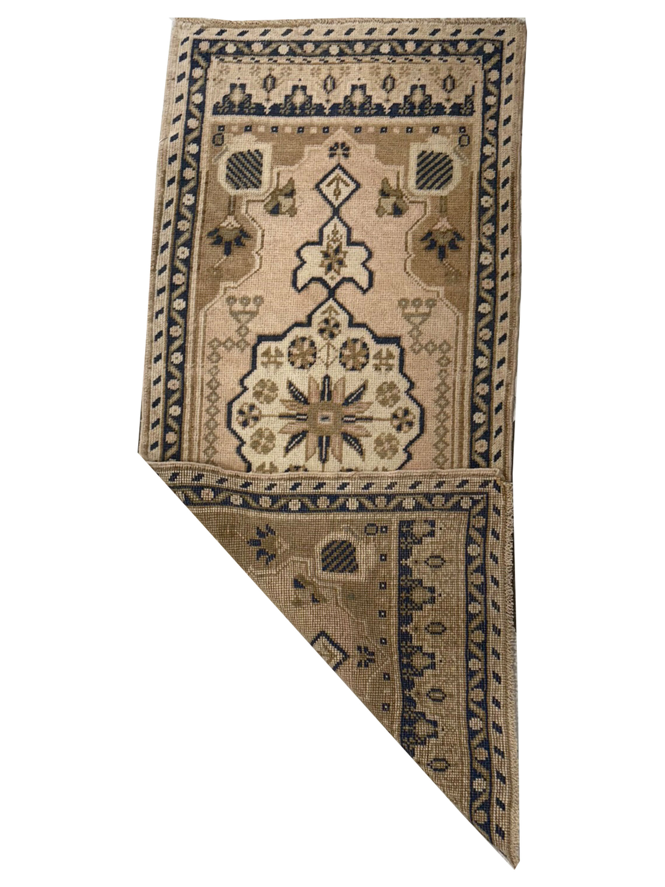 Anatolian Hand Knotted Beige 2x3 - Image 2 of 2