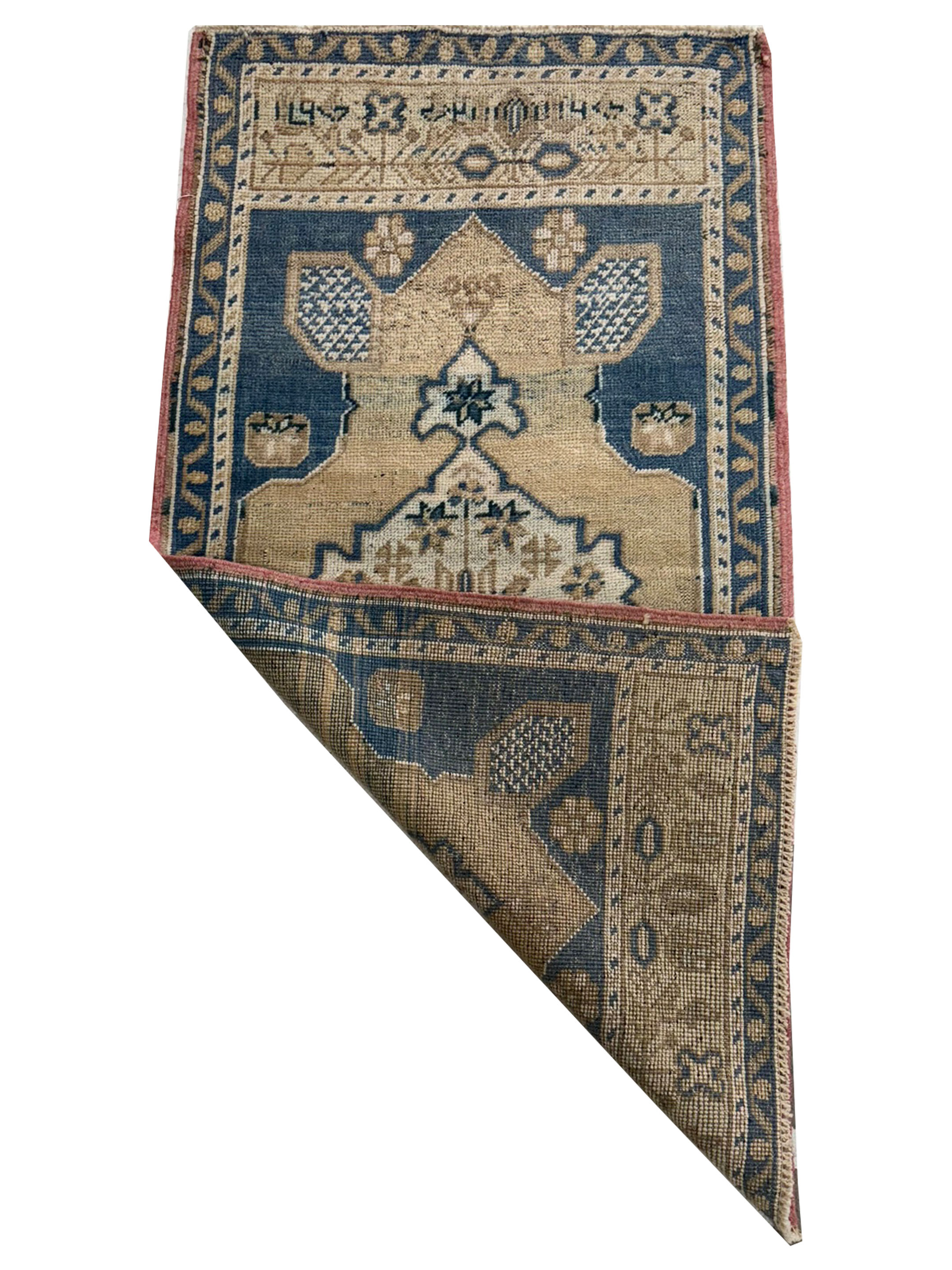 Anatolian Hand Knotted Gold 2x3 - Image 2 of 2