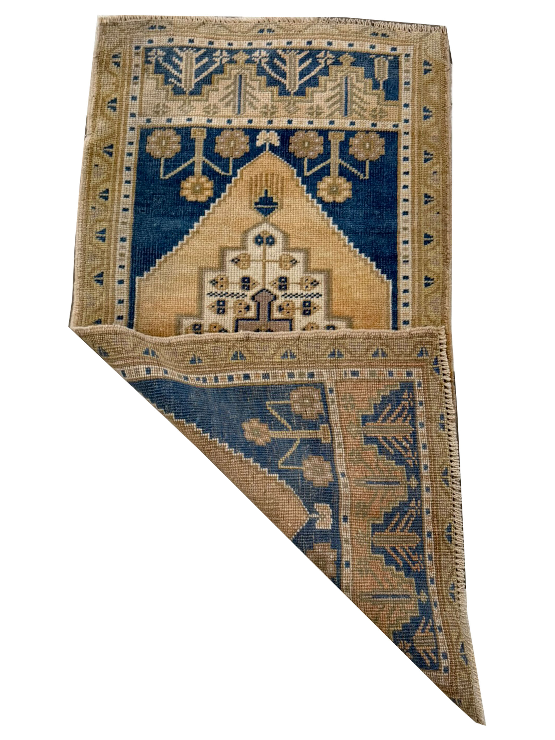 Anatolian Hand Knotted Gold 2x3 - Image 2 of 2