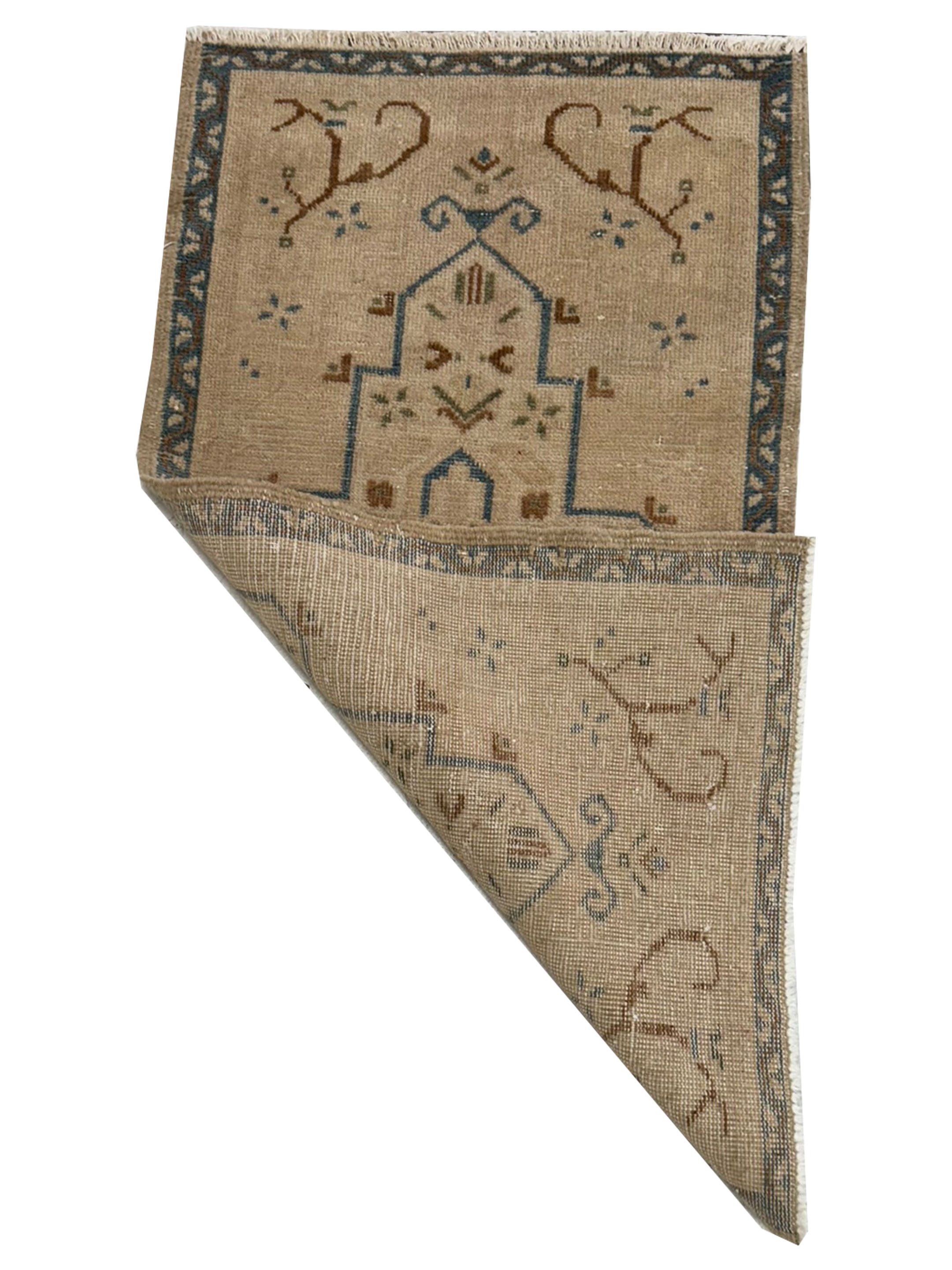 Anatolian Hand Knotted Beige 2x3 - Image 2 of 2