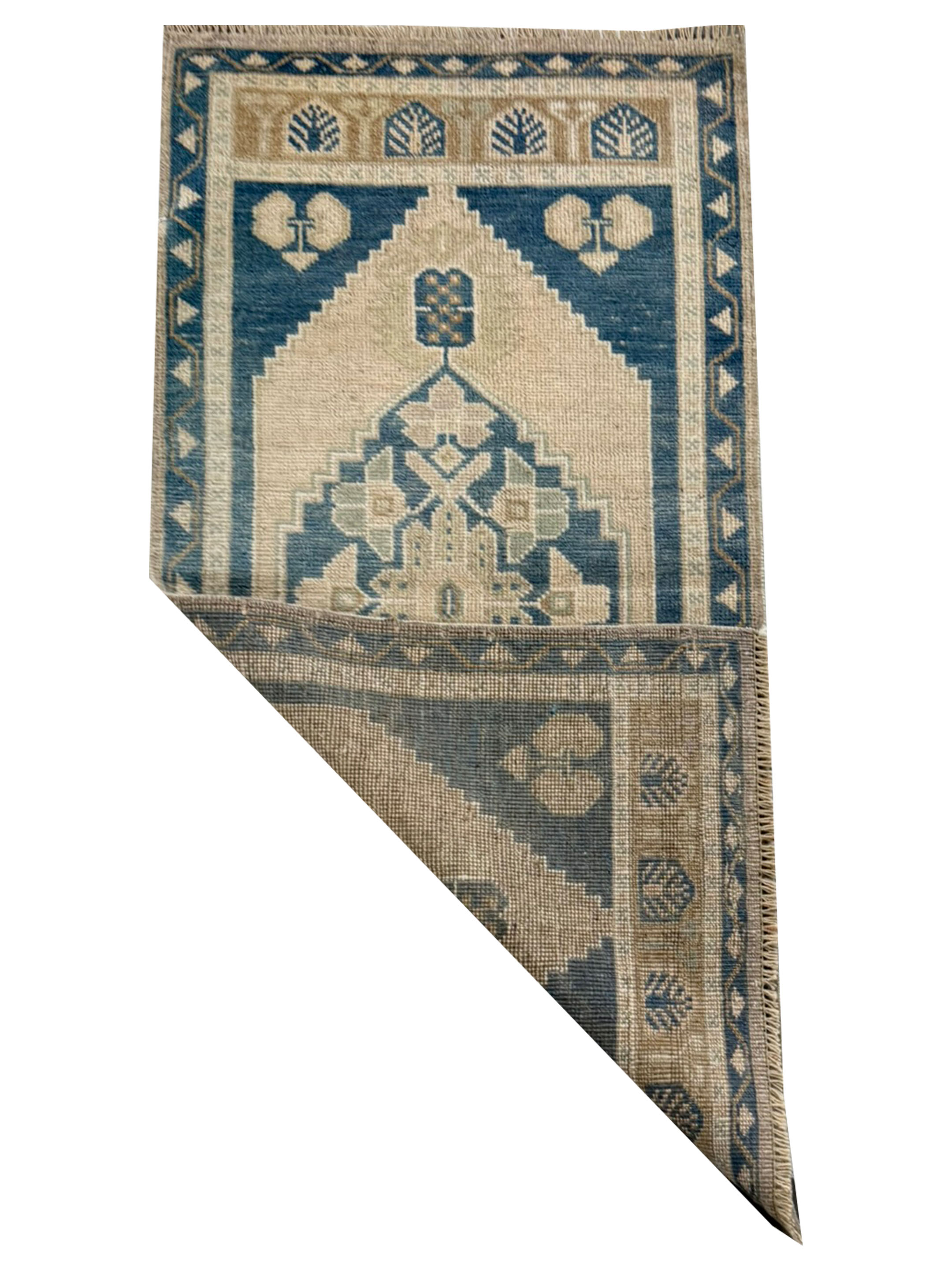Anatolian Hand Knotted Beige 2x3 - Image 2 of 2
