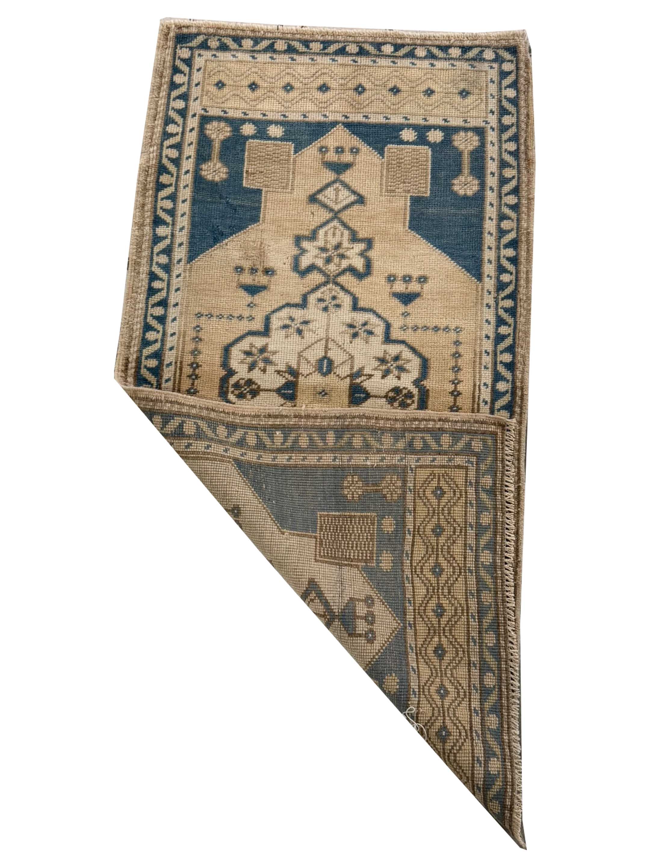 Anatolian Hand Knotted Beige 2x3 - Image 2 of 2