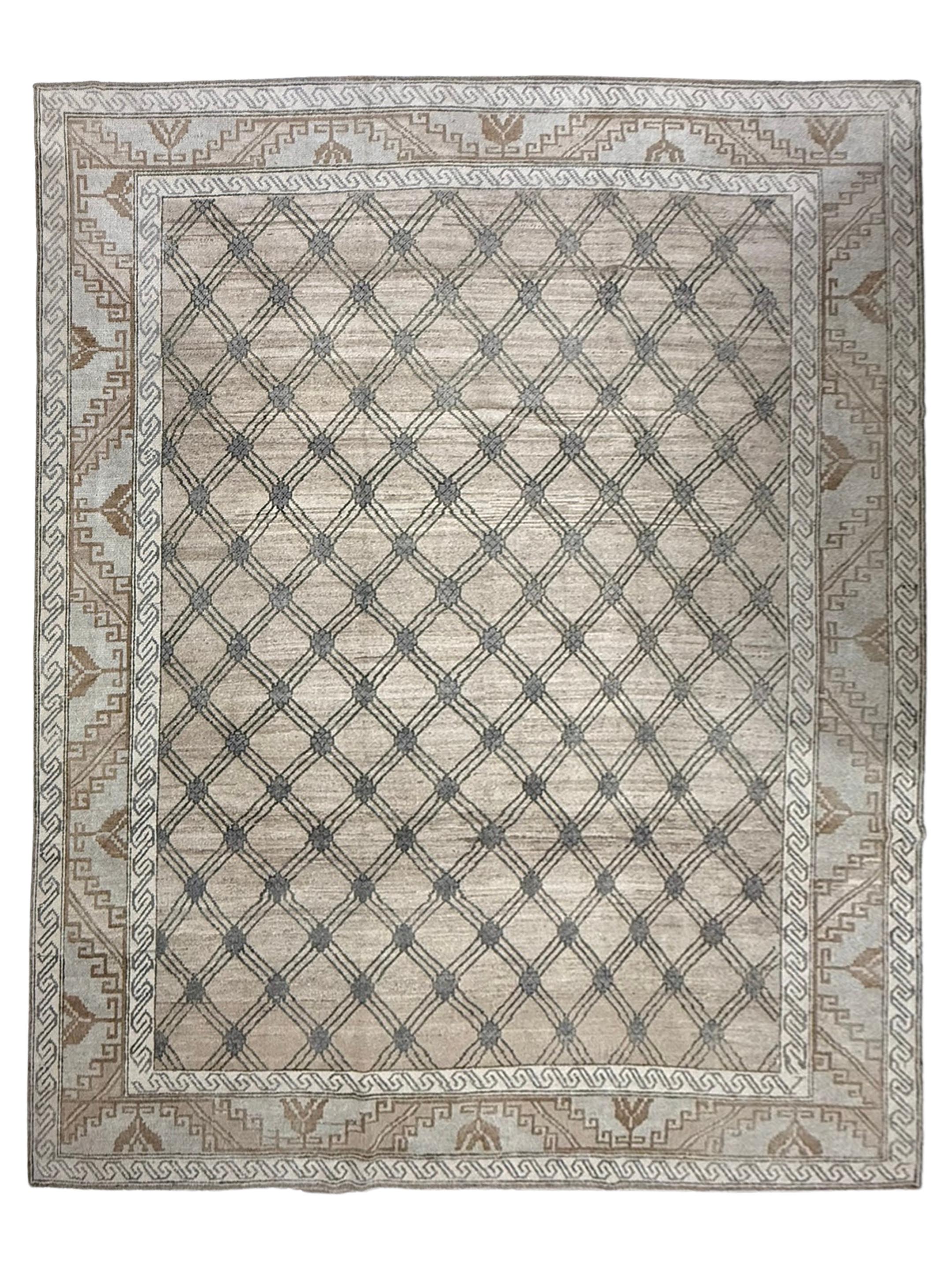 Kars TR Hand Knotted Tan 10x14
