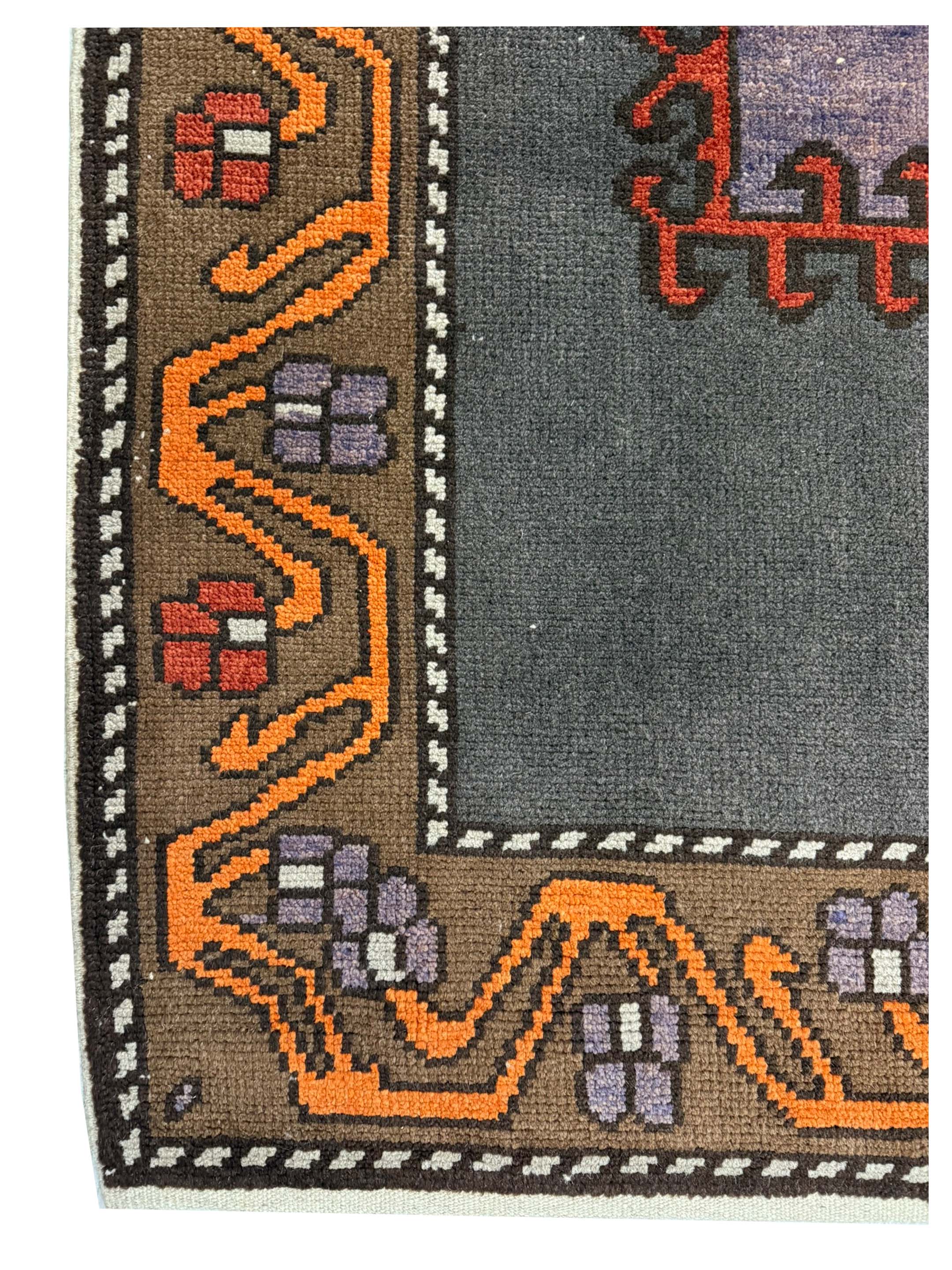 Kars TR Hand Knotted Grey 10x14 - Image 2 of 3