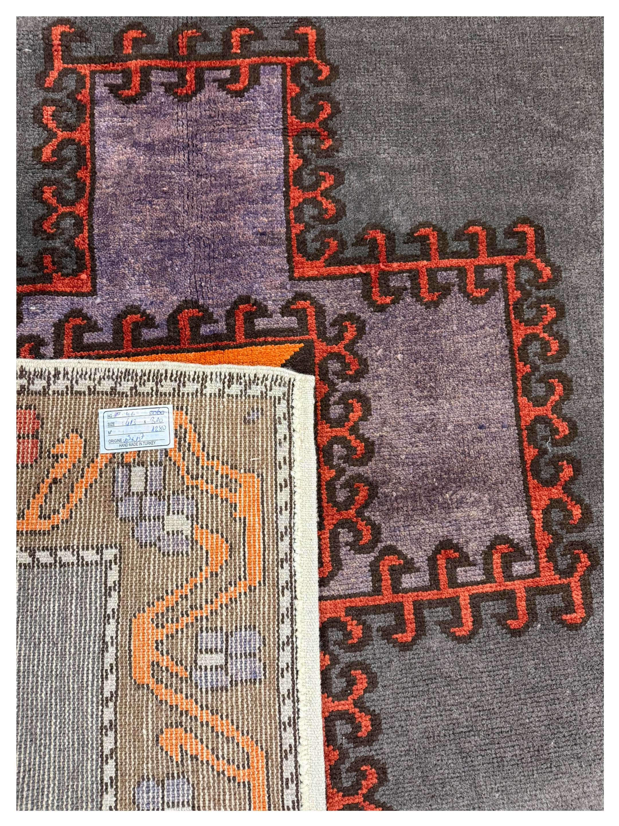 Kars TR Hand Knotted Grey 10x14 - Image 3 of 3