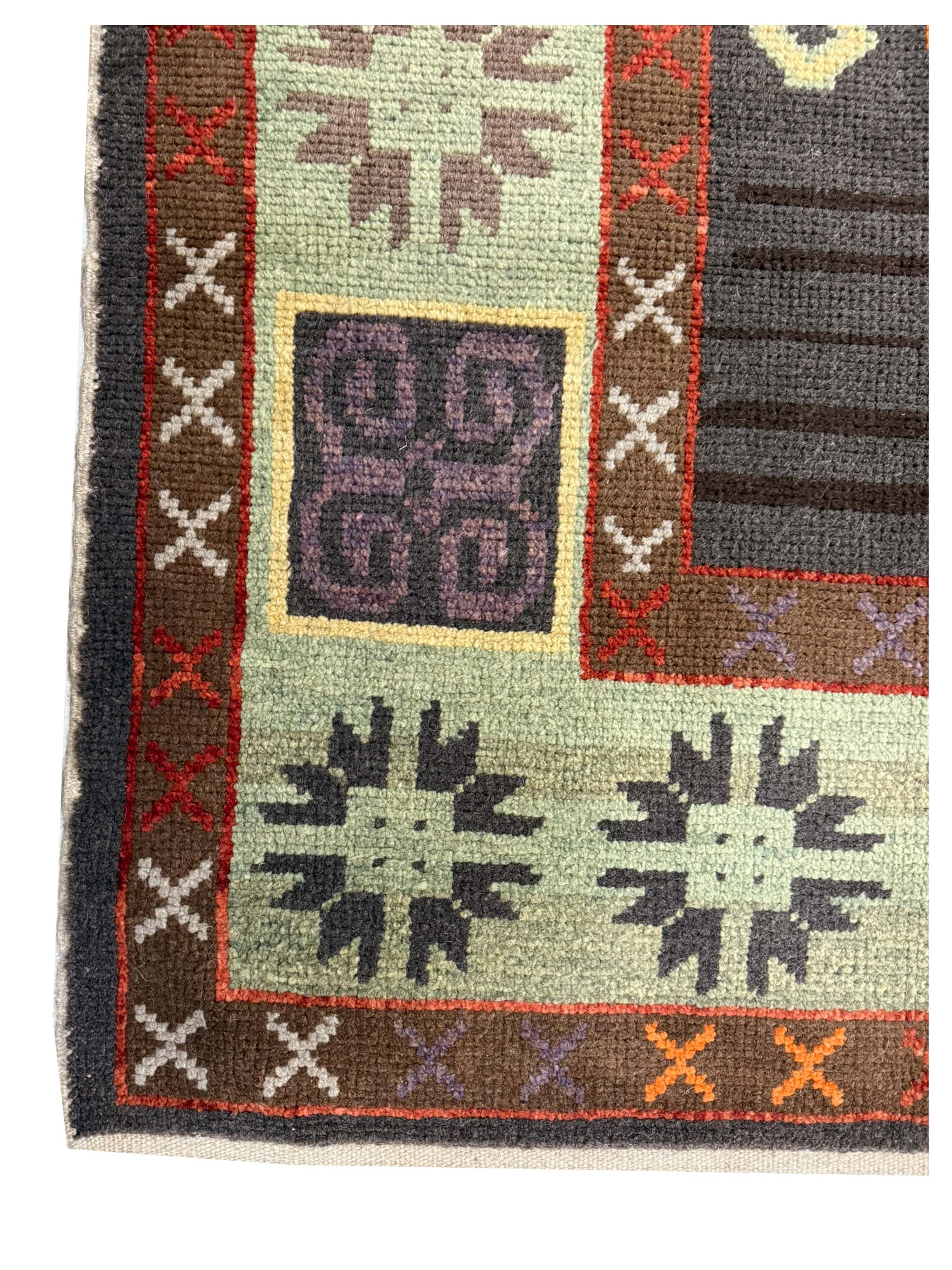Kars TR Hand Knotted Brown 10x14 - Image 2 of 3