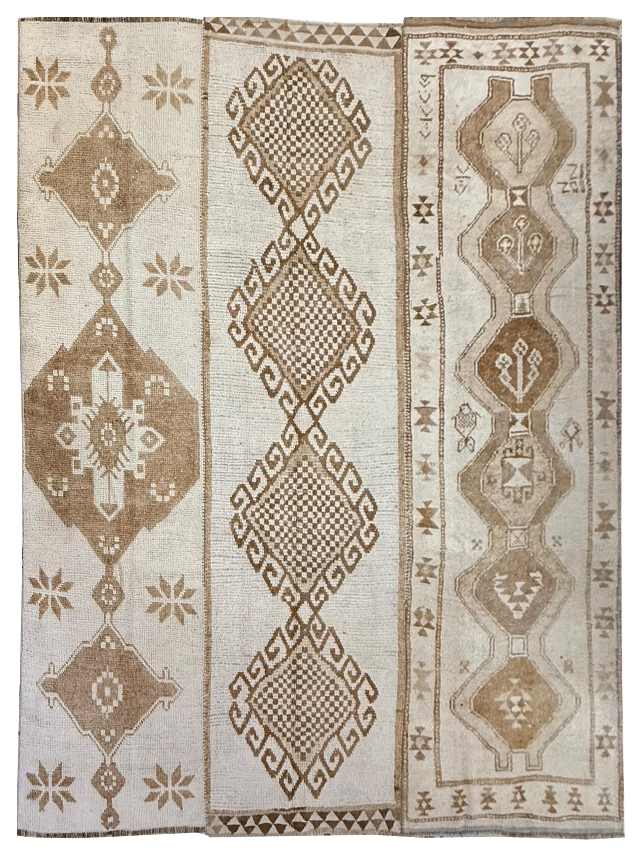 Anatolian-Natural Hand Knotted Ivory 10x10