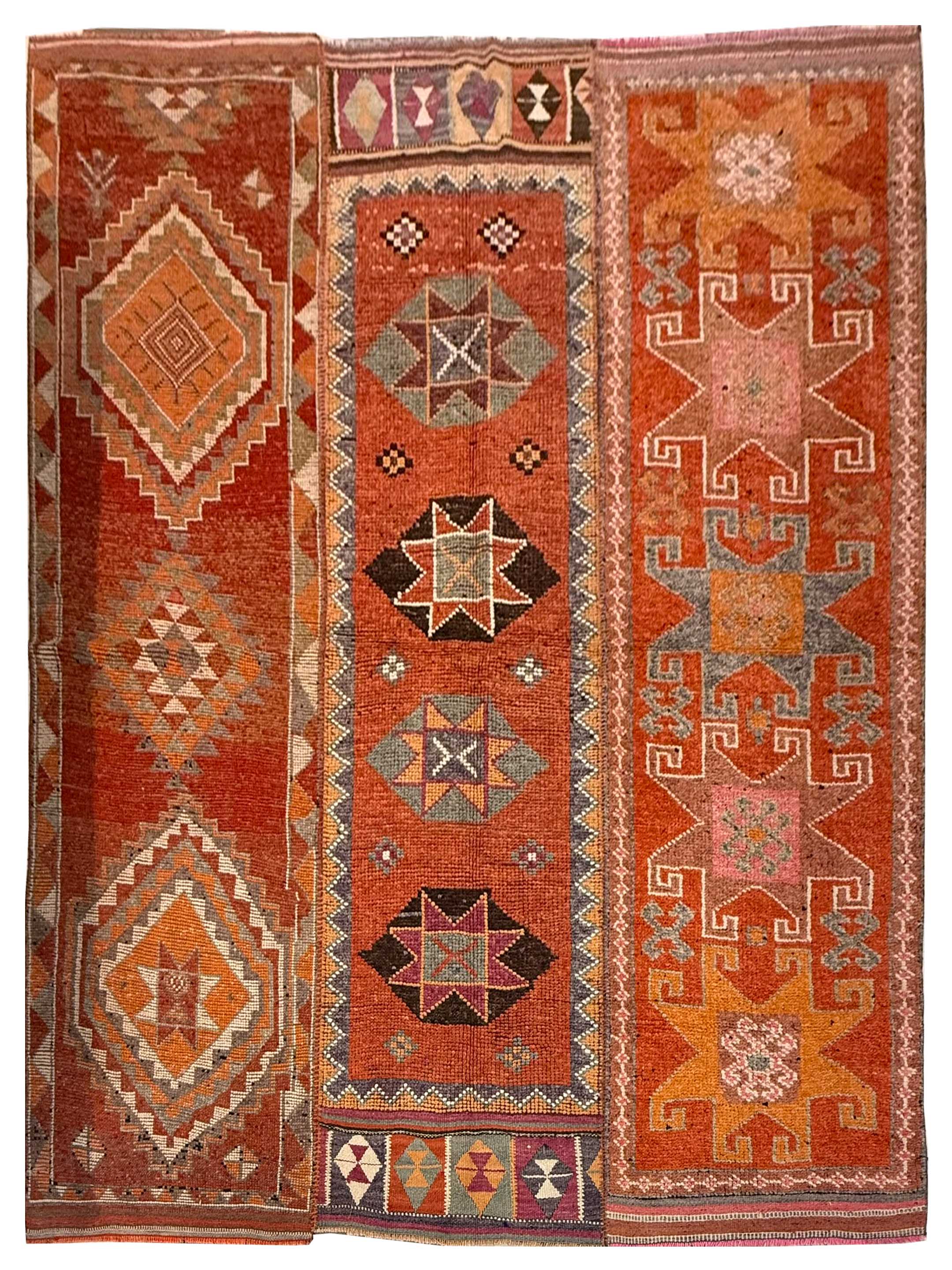 Kurdish Hand Knotted Orange 9x11