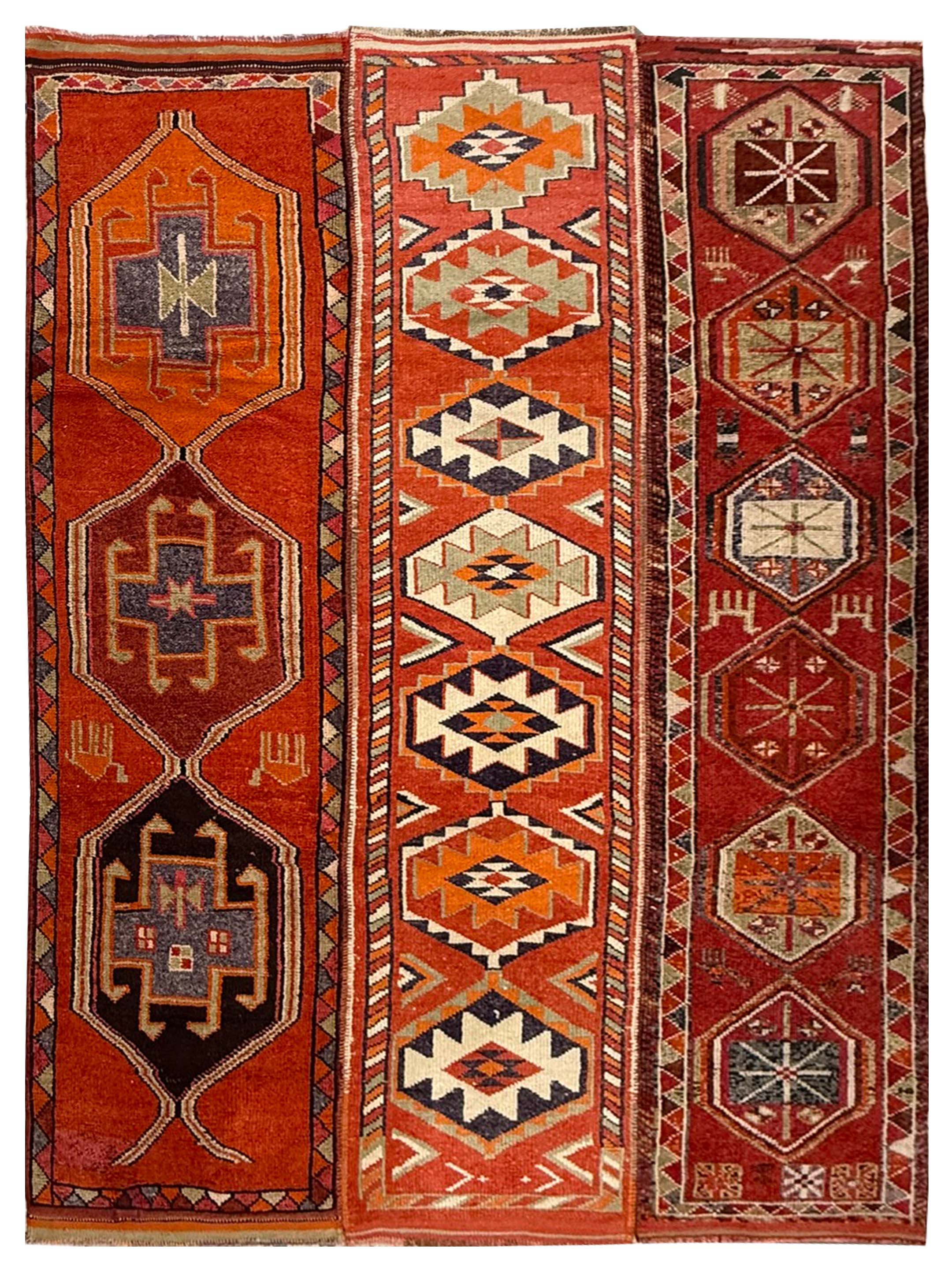 Kurdish Hand Knotted Orange 9x12