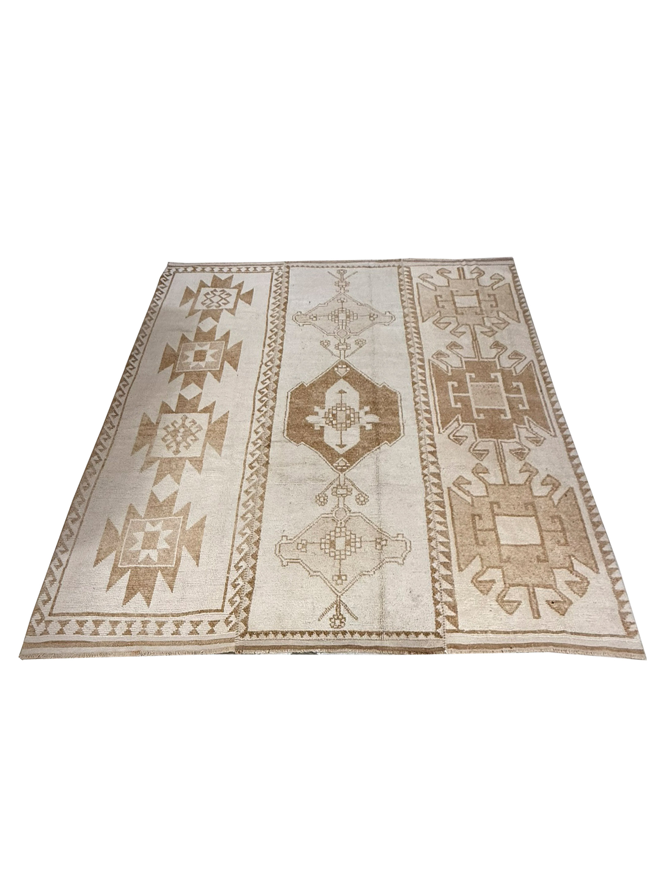Anatolian-Natural Hand Knotted Ivory 10x12 - Image 2 of 4