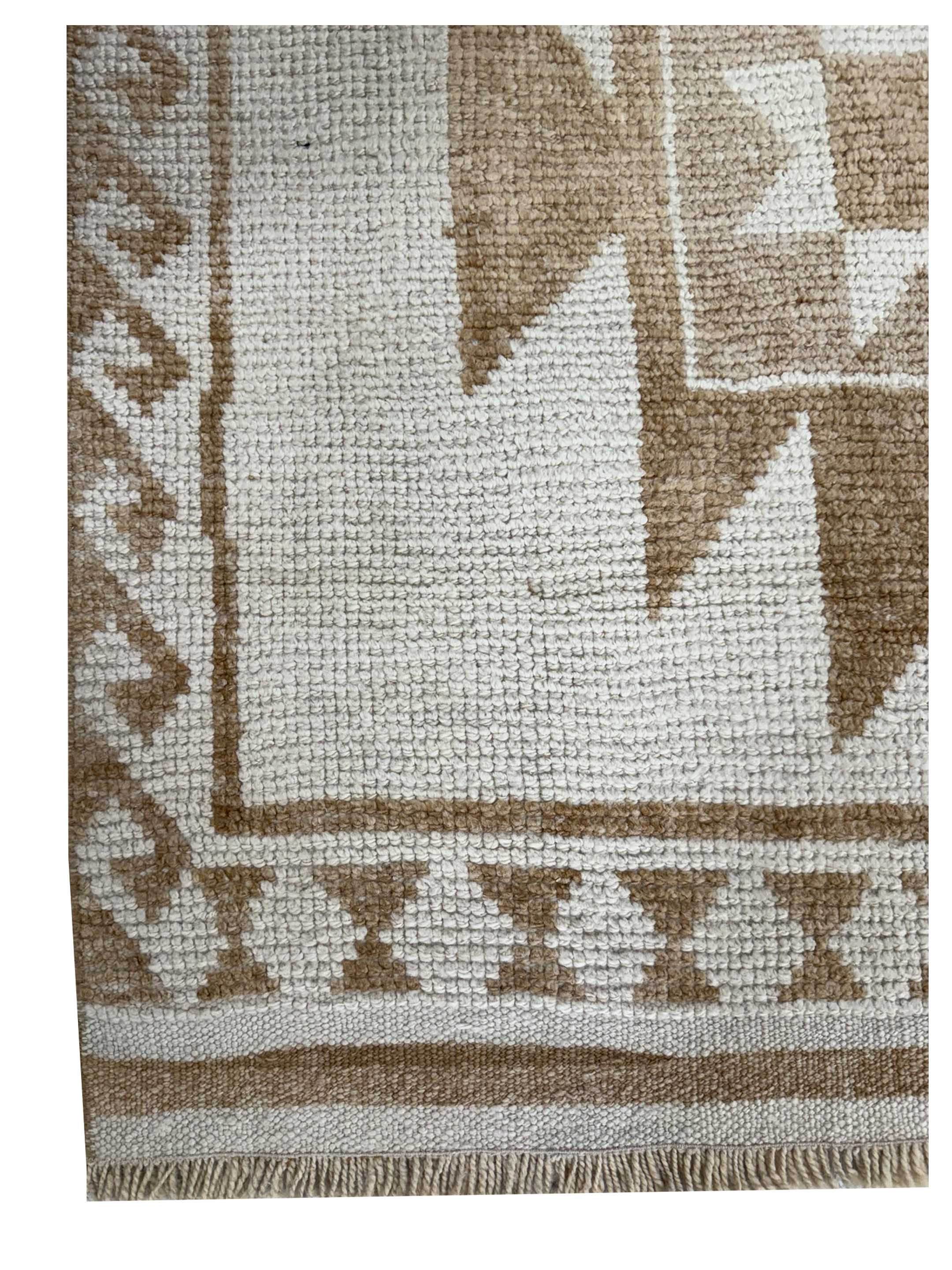 Anatolian-Natural Hand Knotted Ivory 10x12 - Image 3 of 4