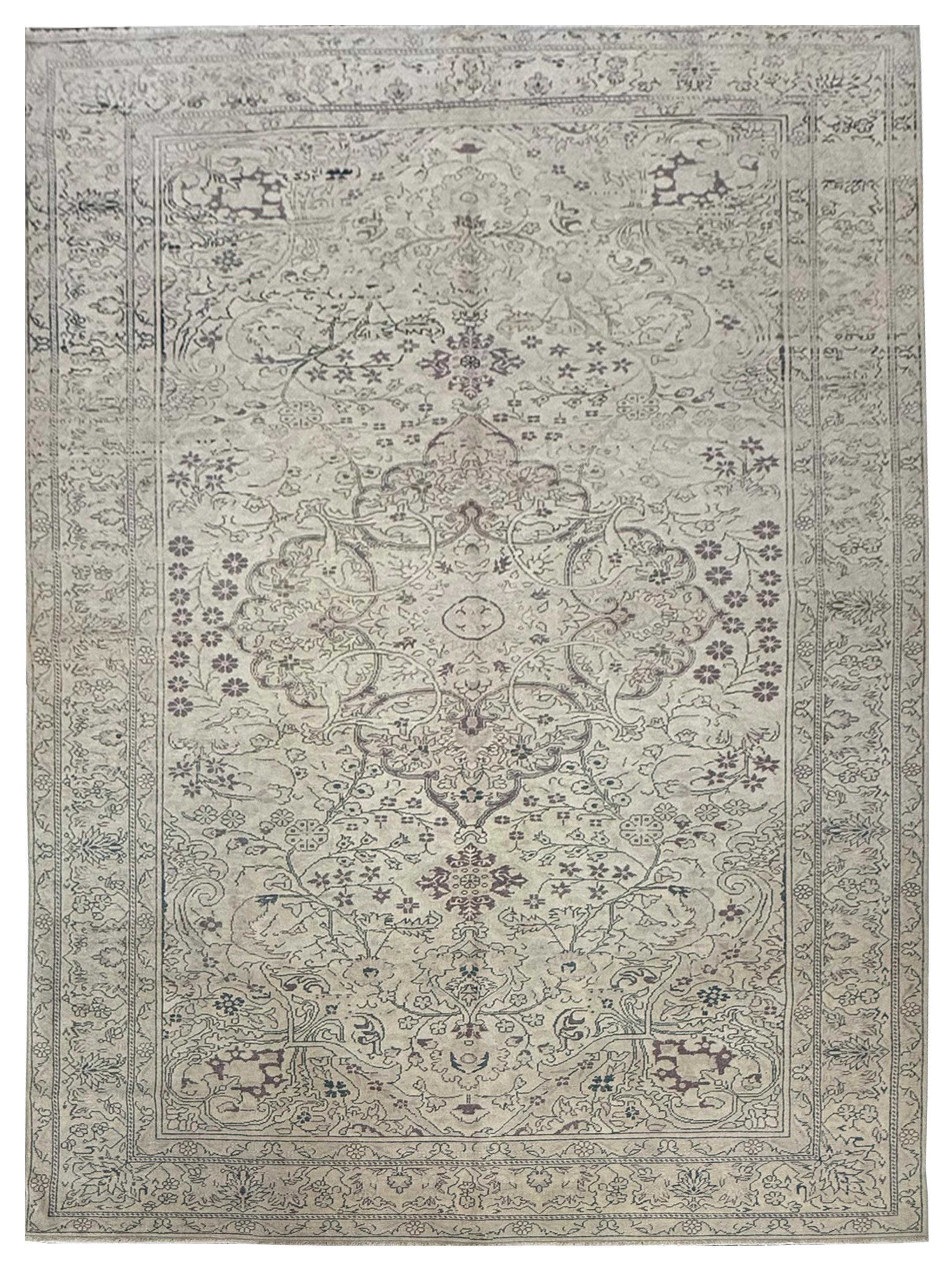 Kayseri Hand Knotted Beige 7x10