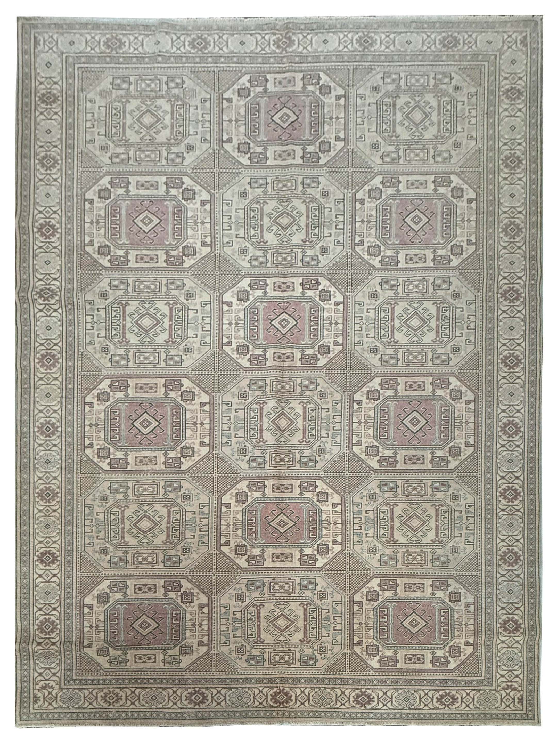 Kayseri Hand Knotted Ivory 7x10
